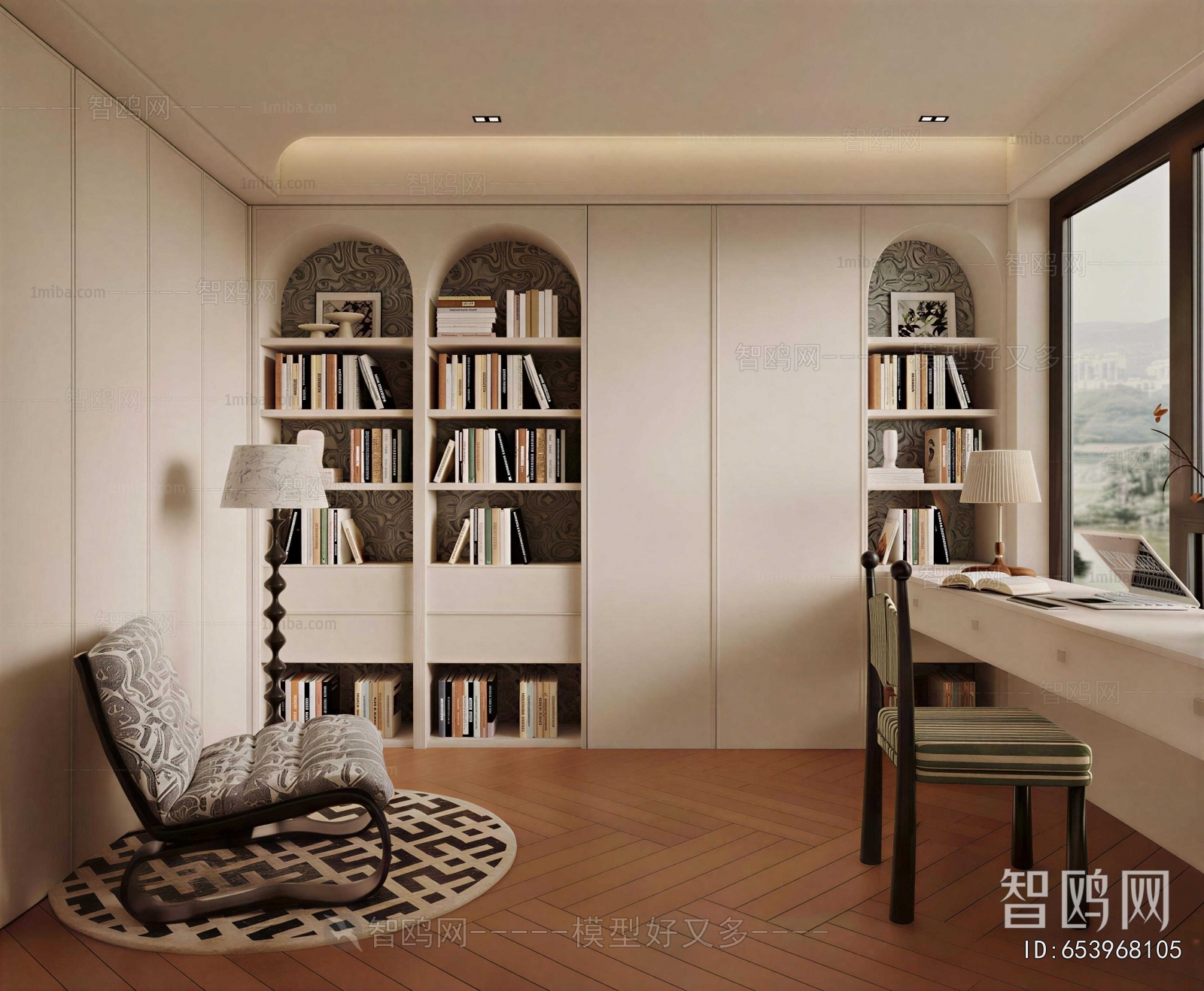 French Style Study Space