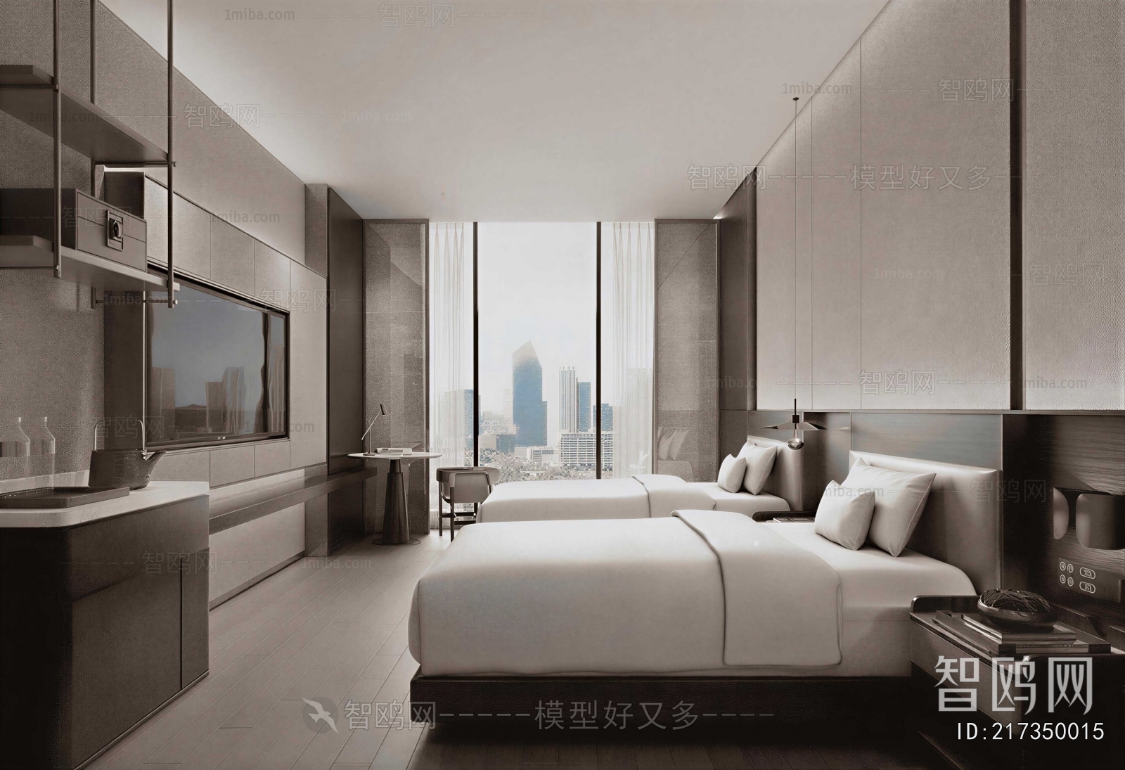 Modern Guest Room