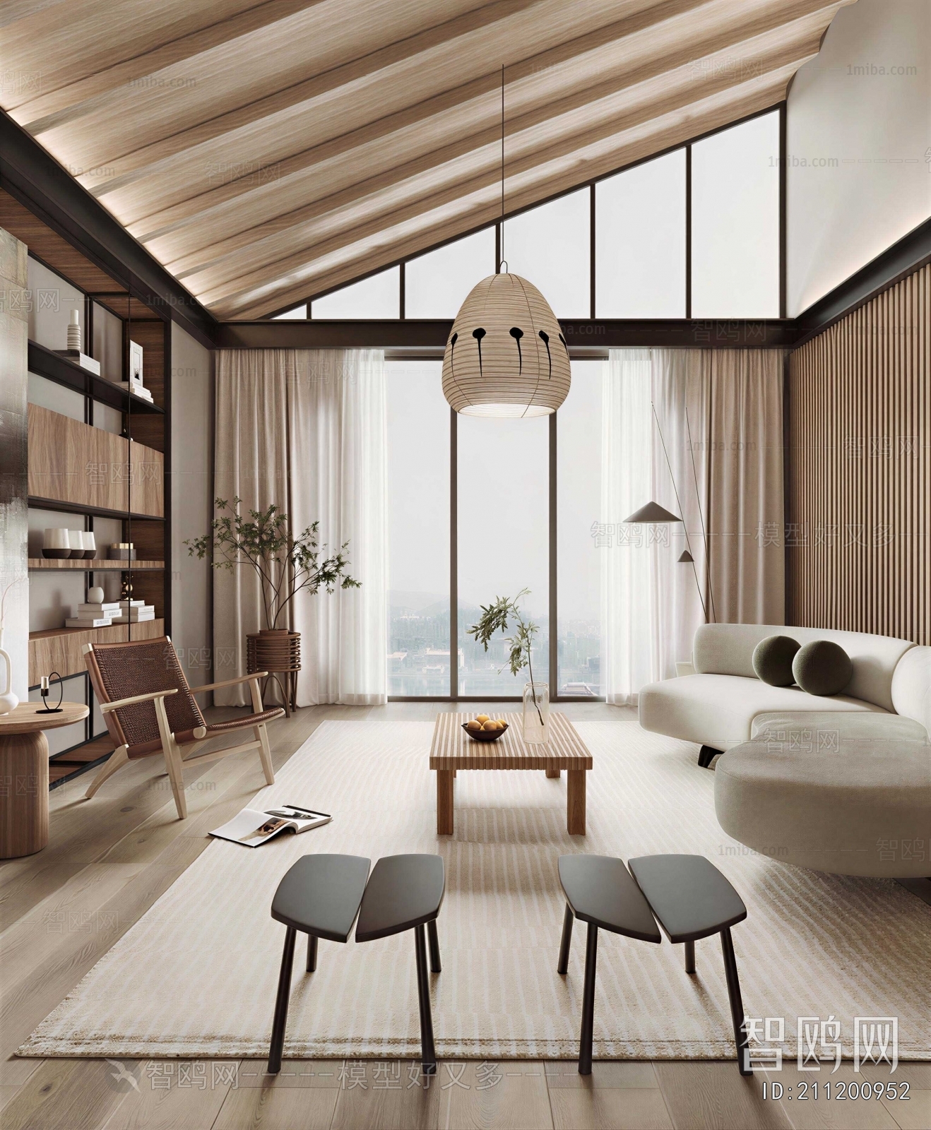 Japanese Style A Living Room