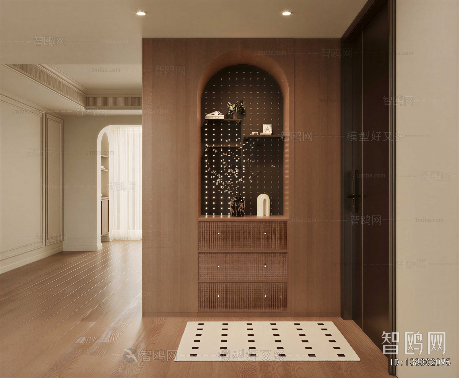French Style Shoe Cabinet