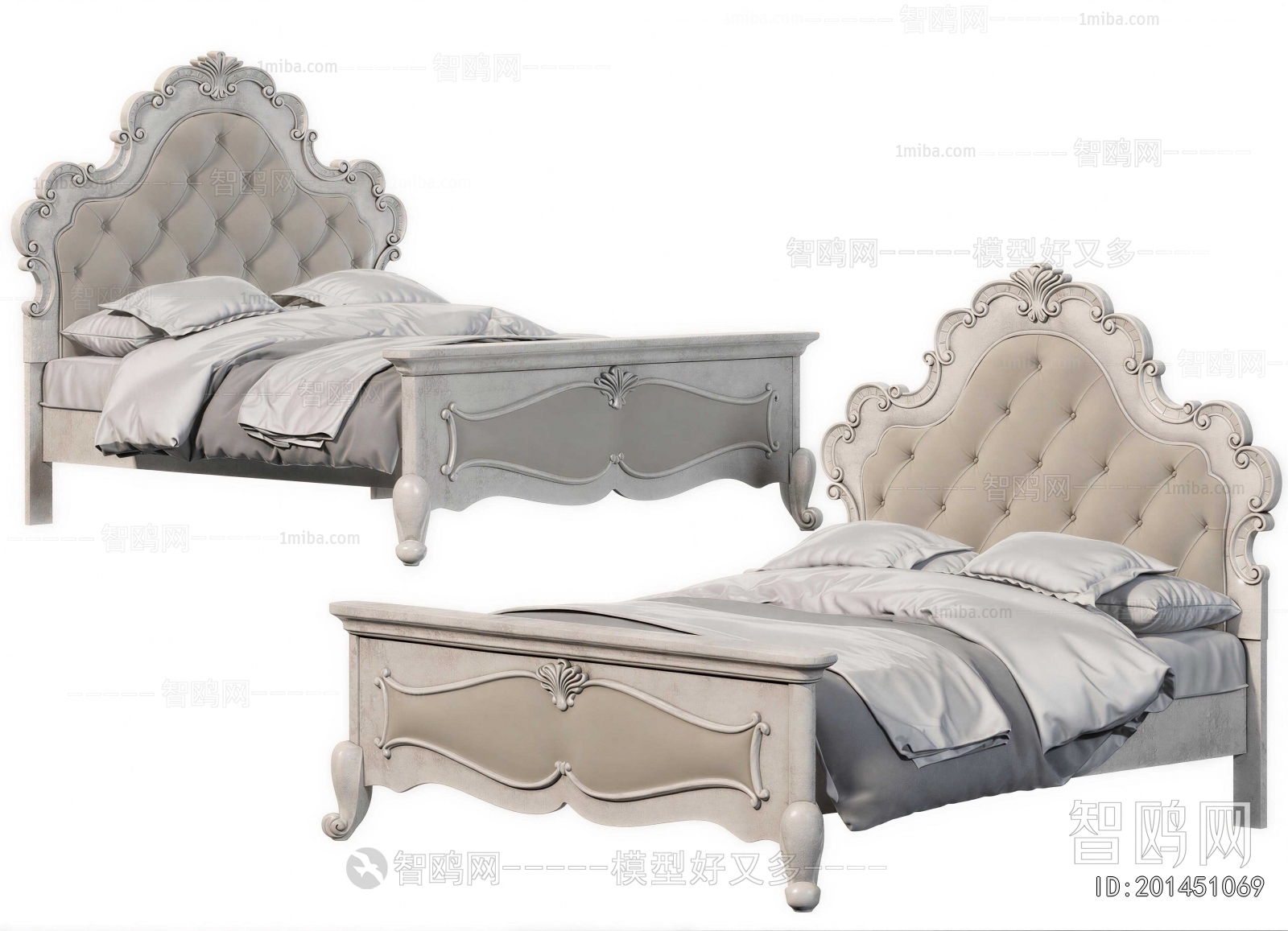 French Style Double Bed