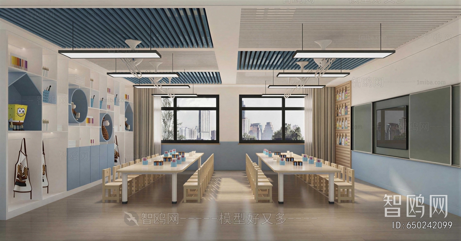 Modern Art Room