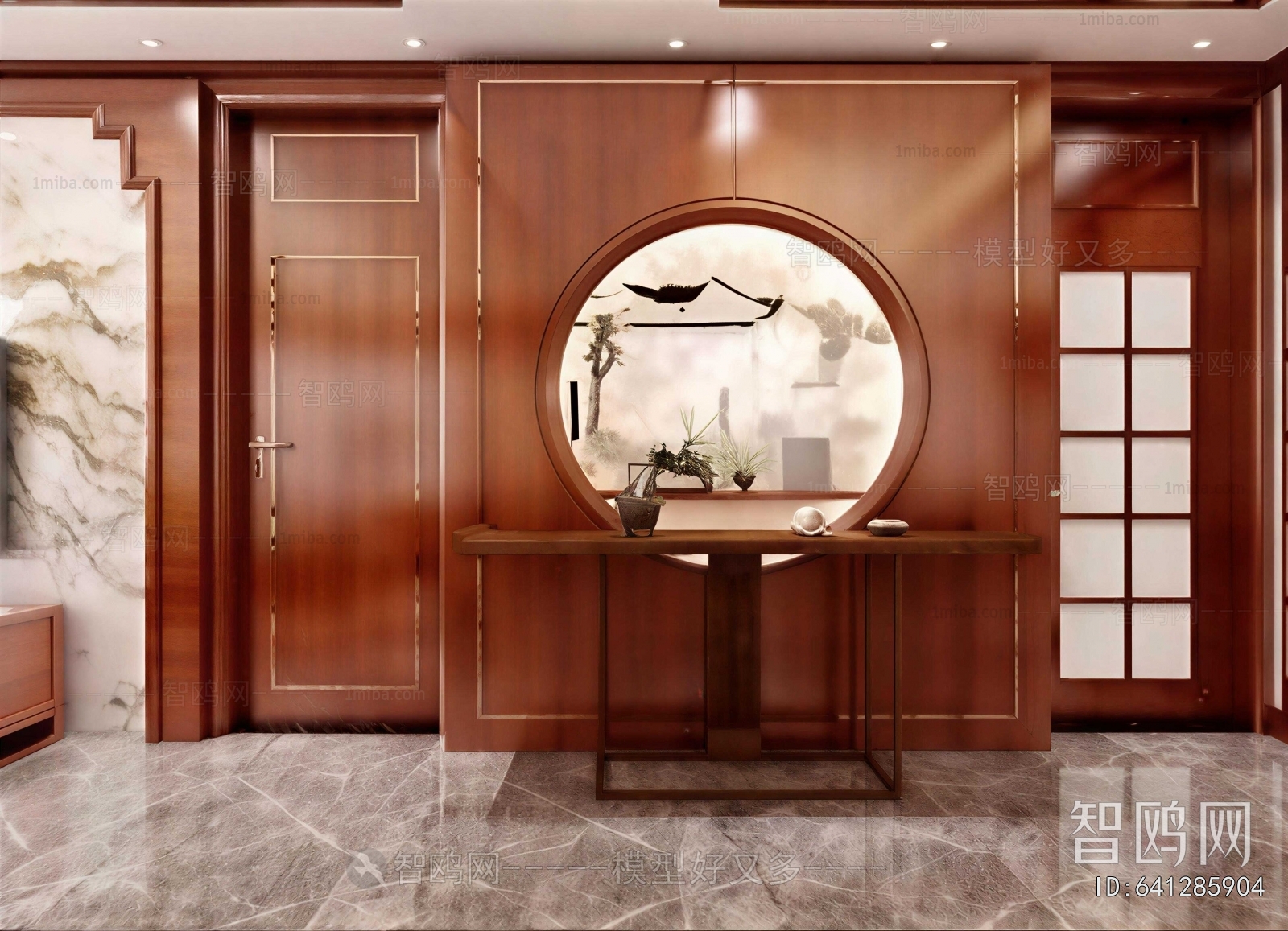 New Chinese Style Hallway