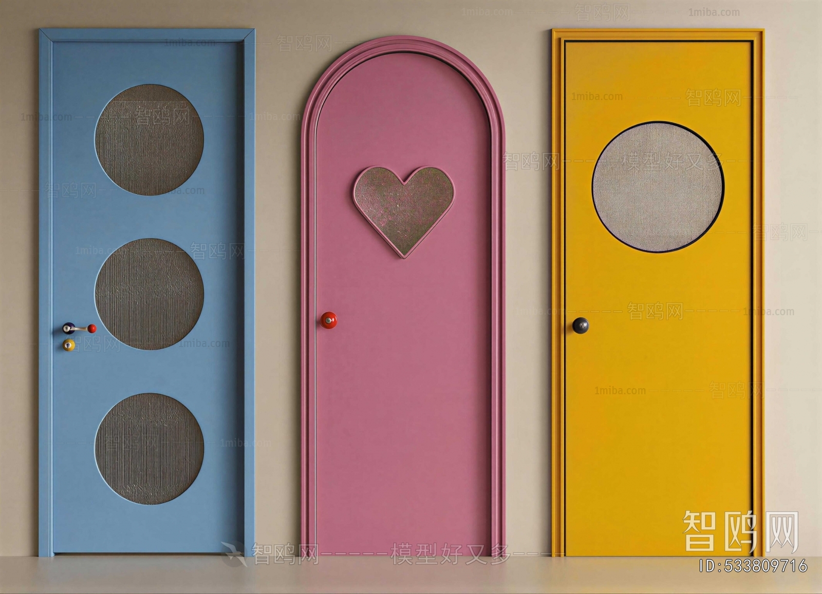Modern Single Door