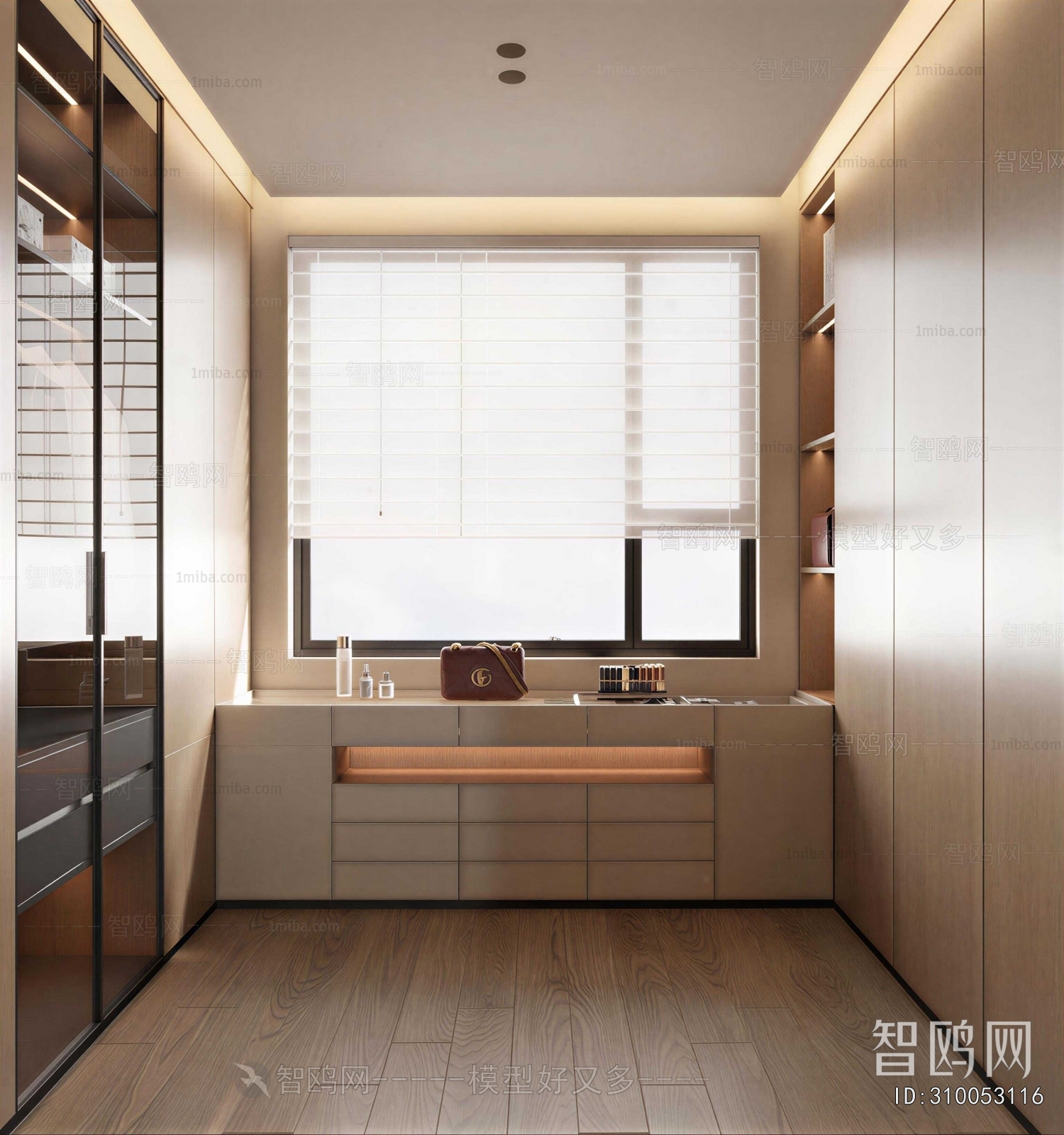 Modern Clothes Storage Area