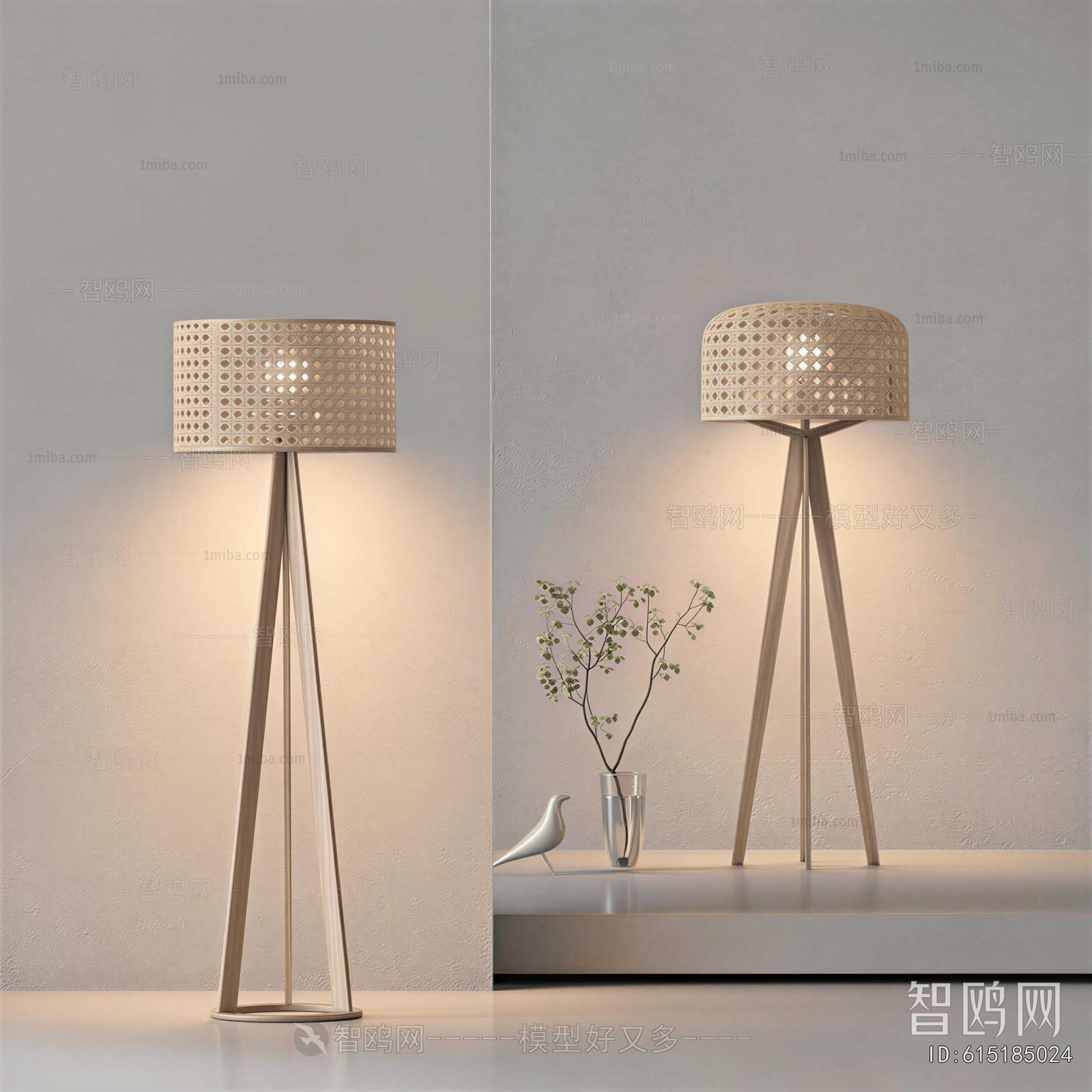 Wabi-sabi Style Floor Lamp
