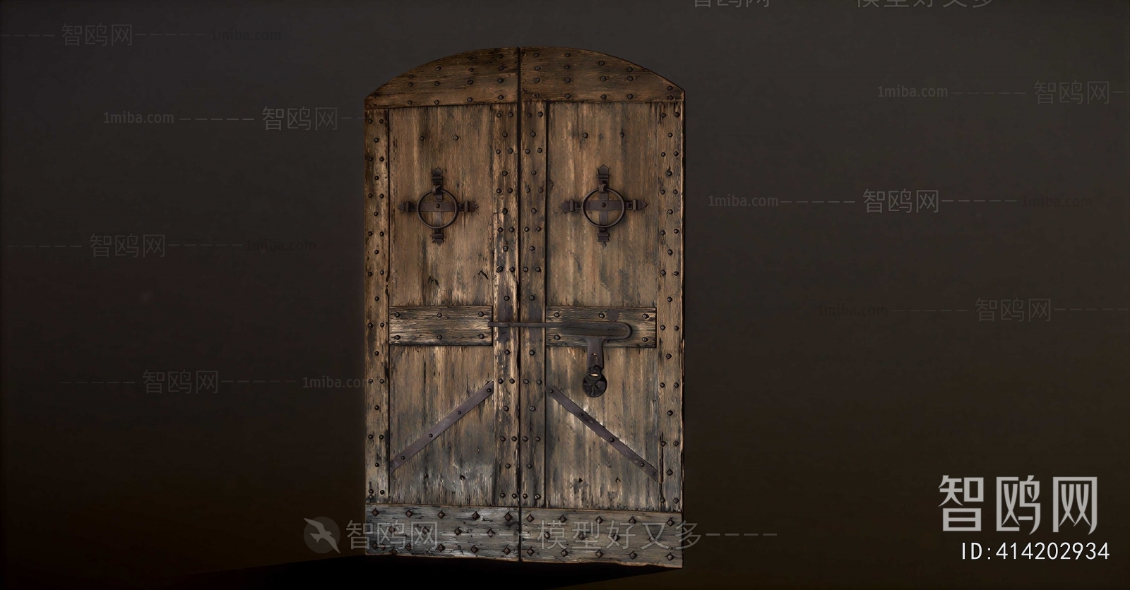 Industrial Style Double Door