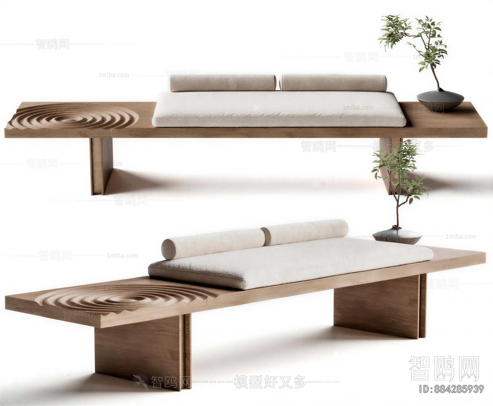 New Chinese Style Bench