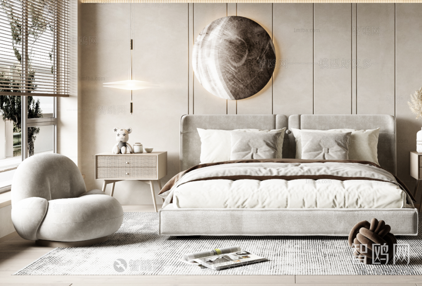 Wabi-sabi Style Bedroom