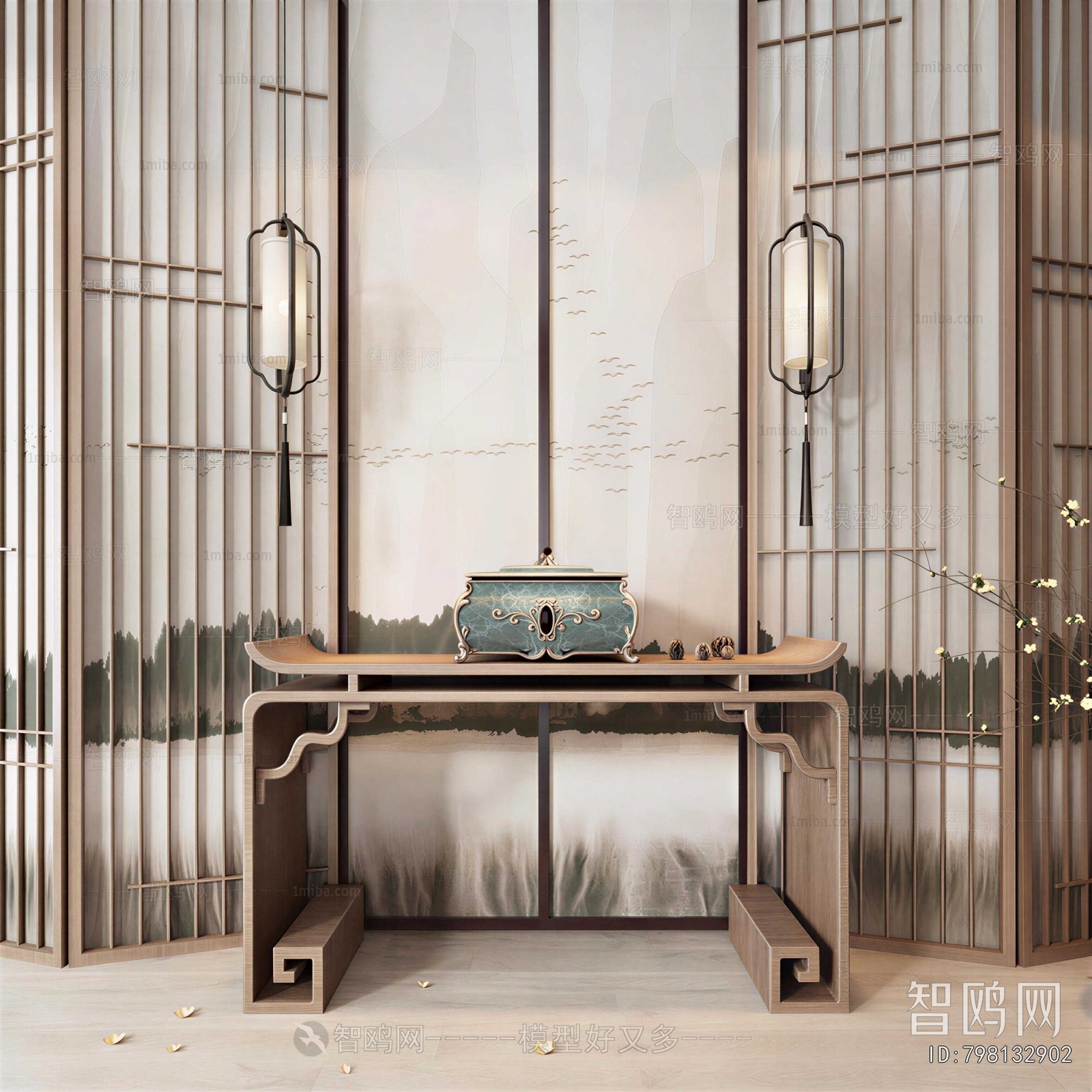 New Chinese Style Console