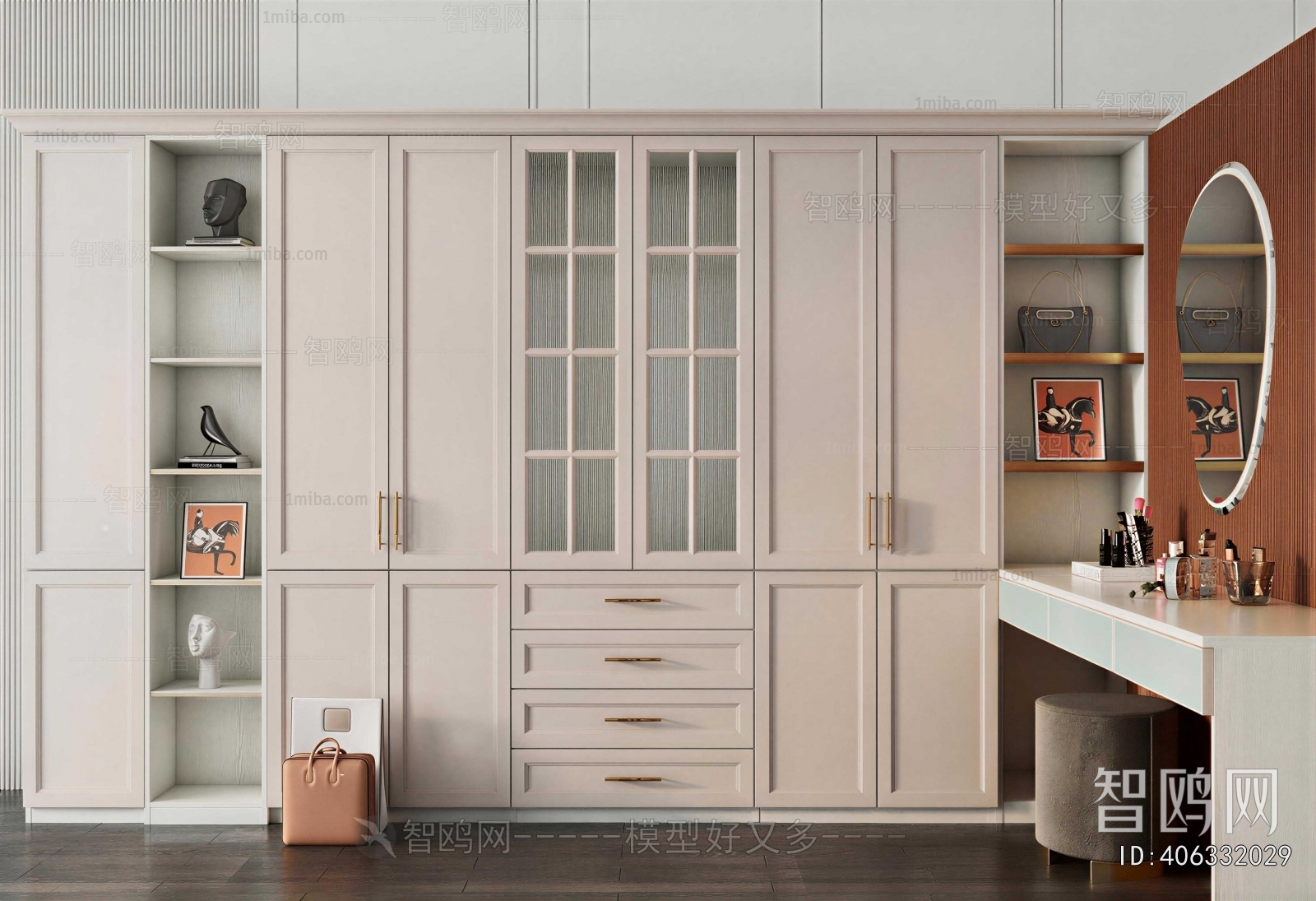 Modern Clothes Storage Area