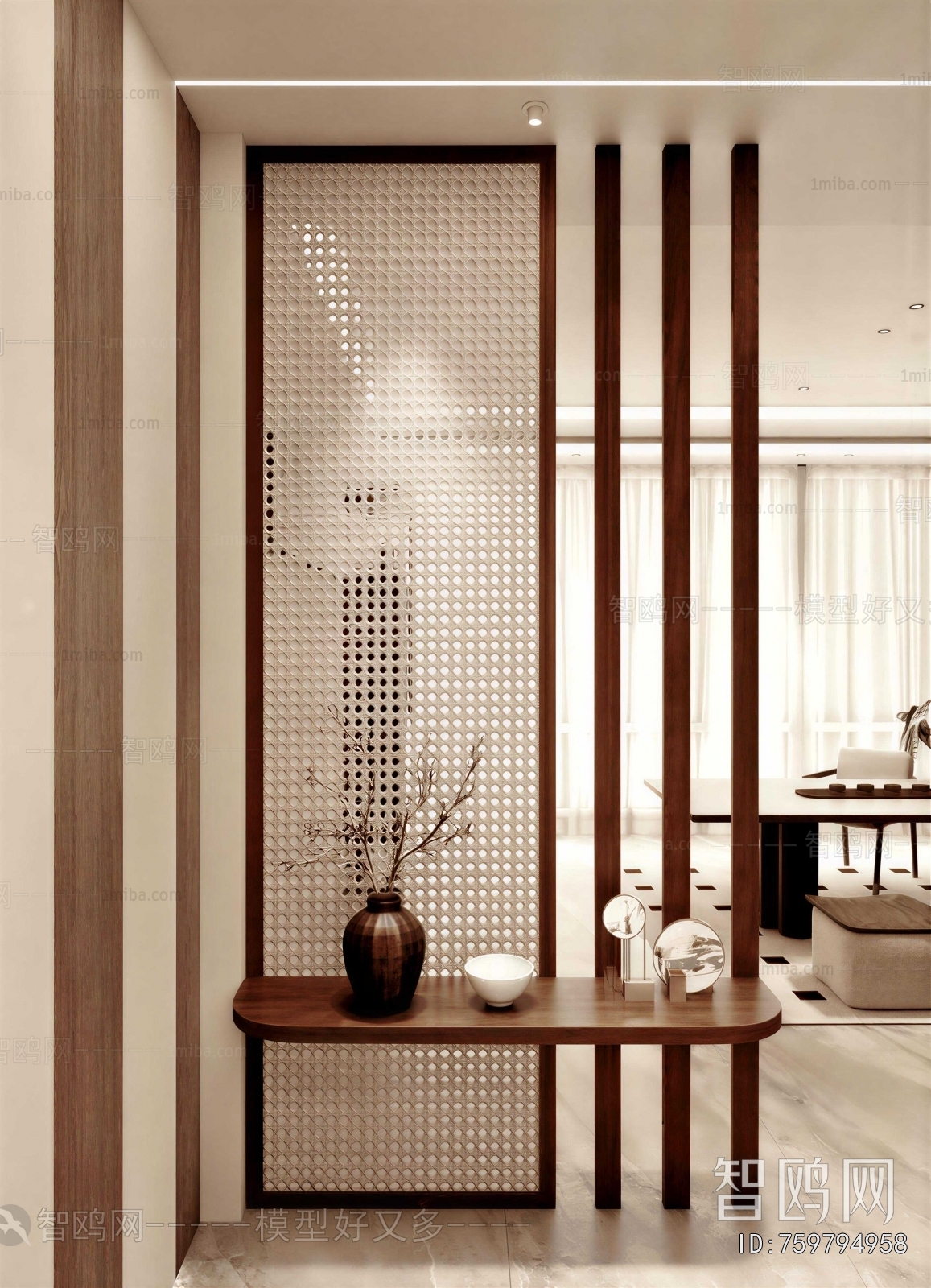 New Chinese Style Hallway