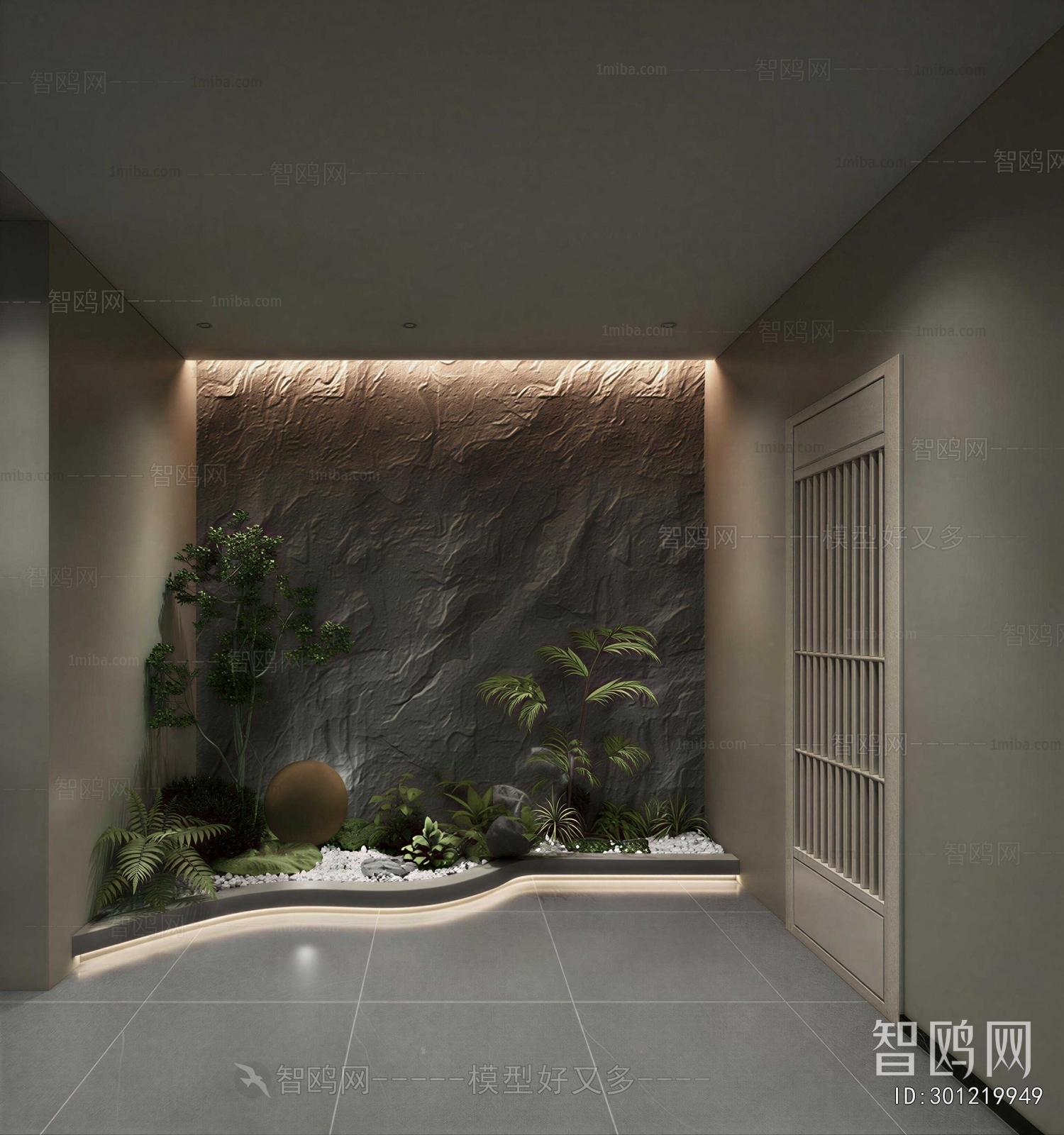 New Chinese Style Plant Landscaping