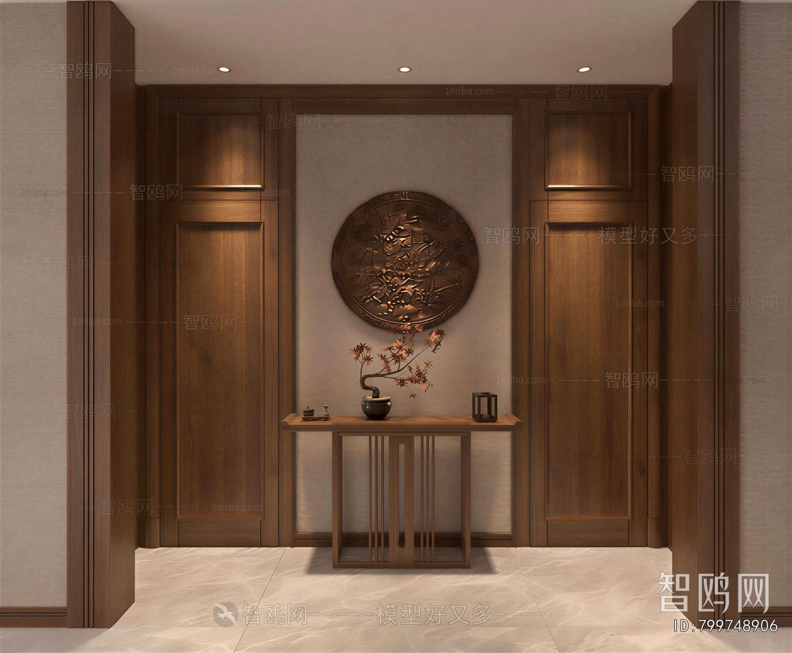 New Chinese Style Hallway
