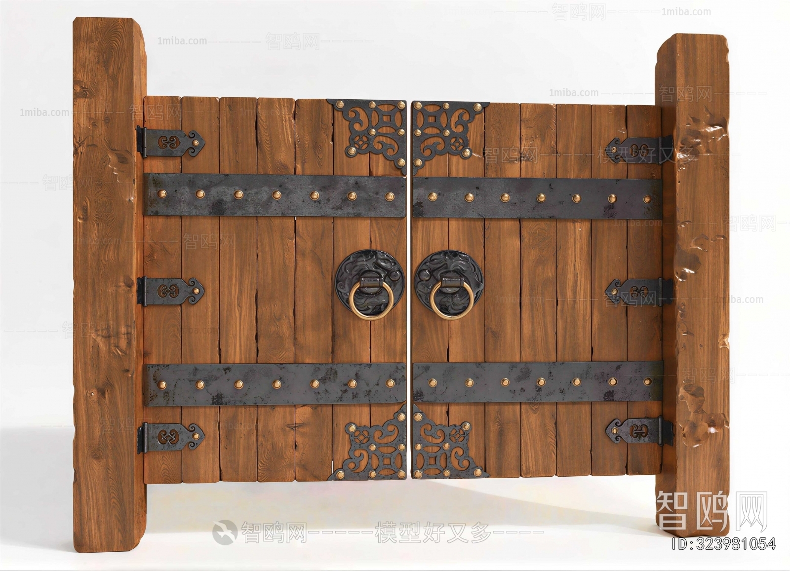 Chinese Style Double Door