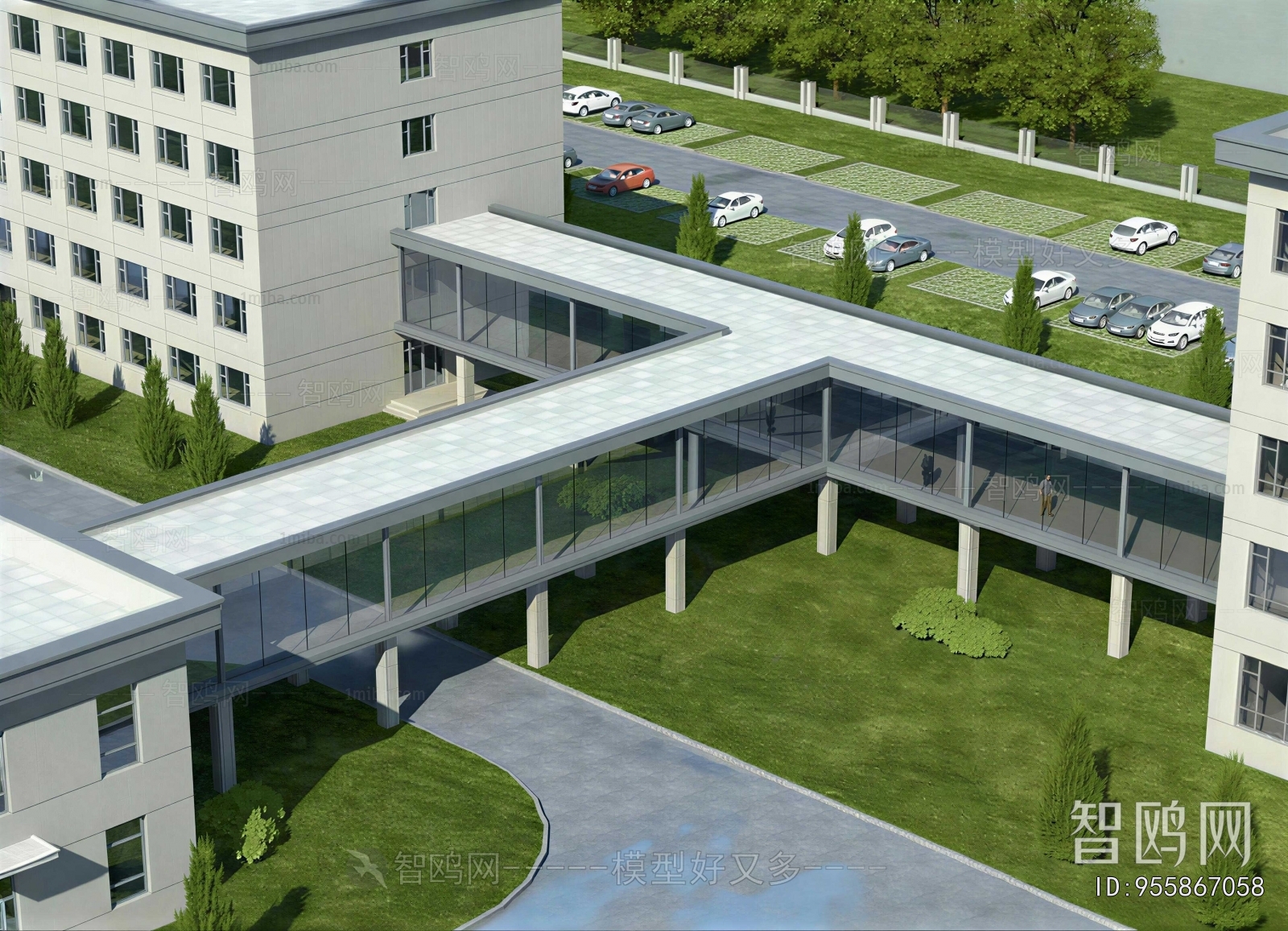 Modern School Building