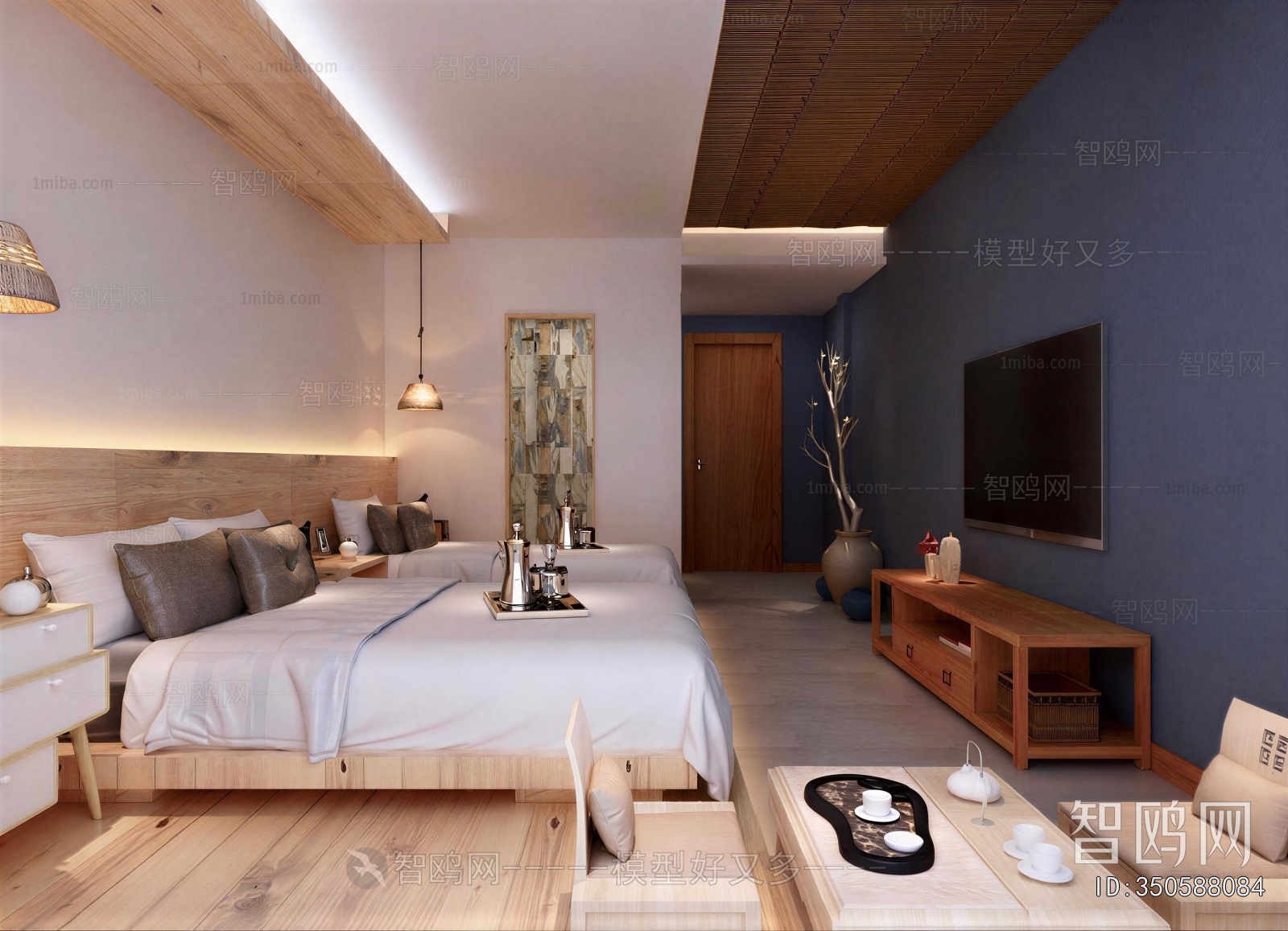 New Chinese Style Guest Room