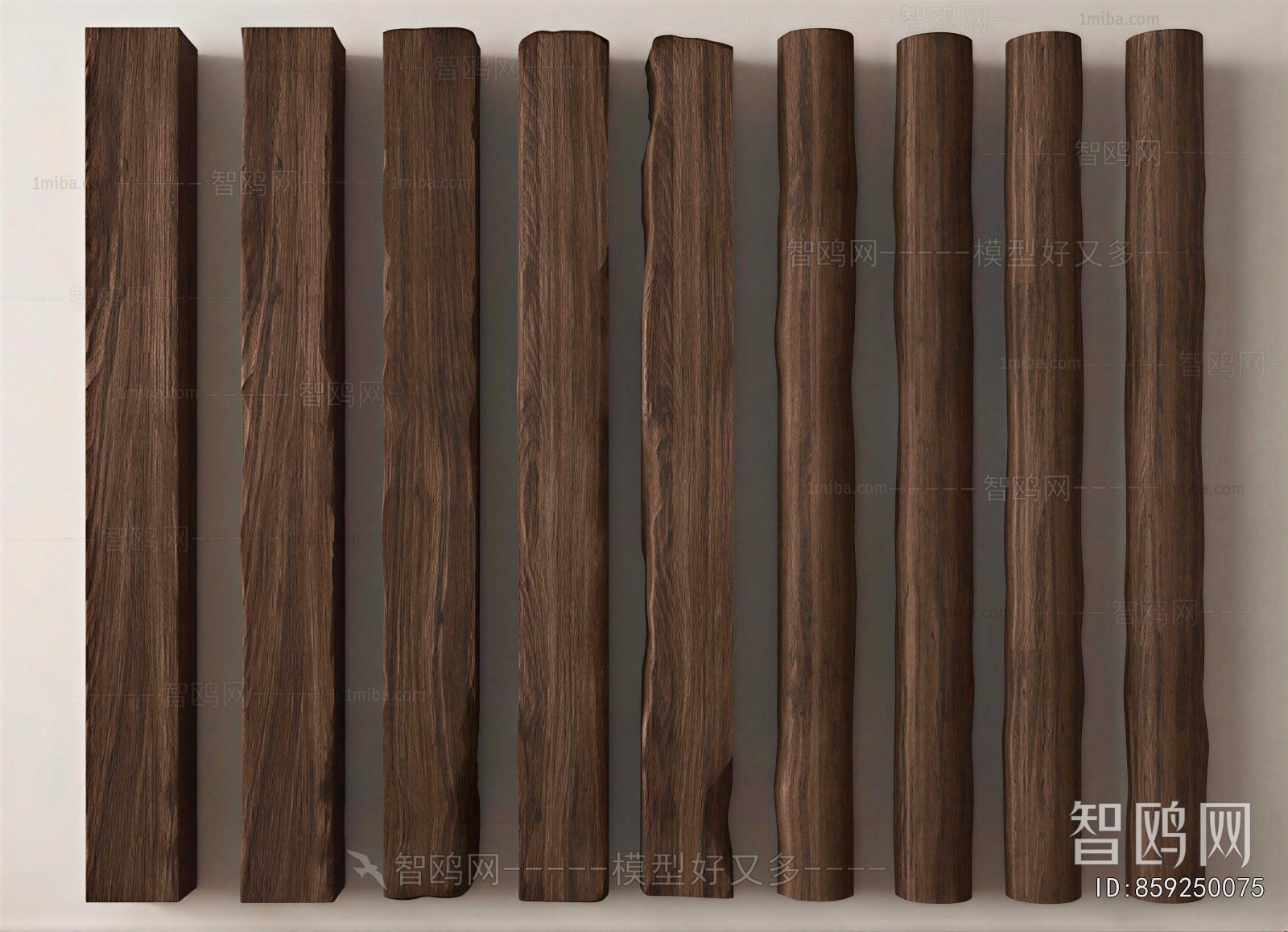 Wabi-sabi Style Column