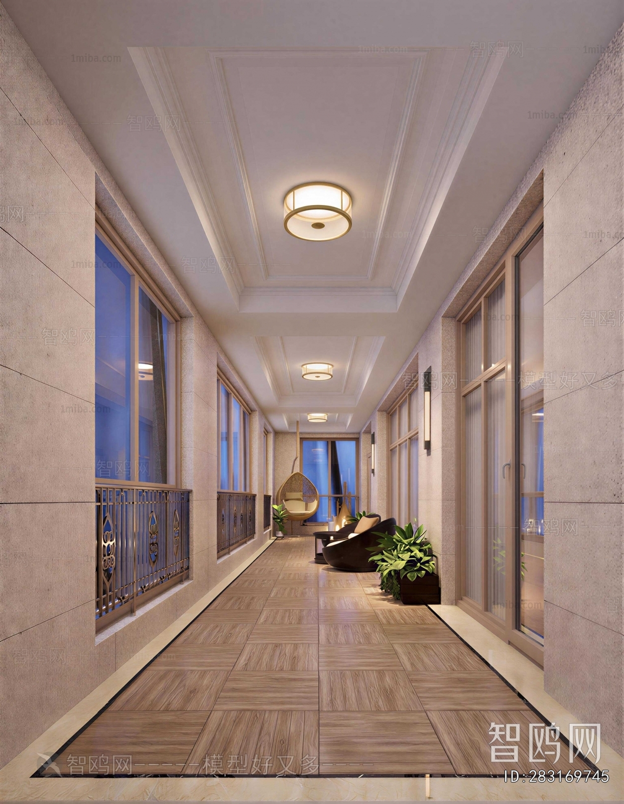 American Style Leisure Balcony