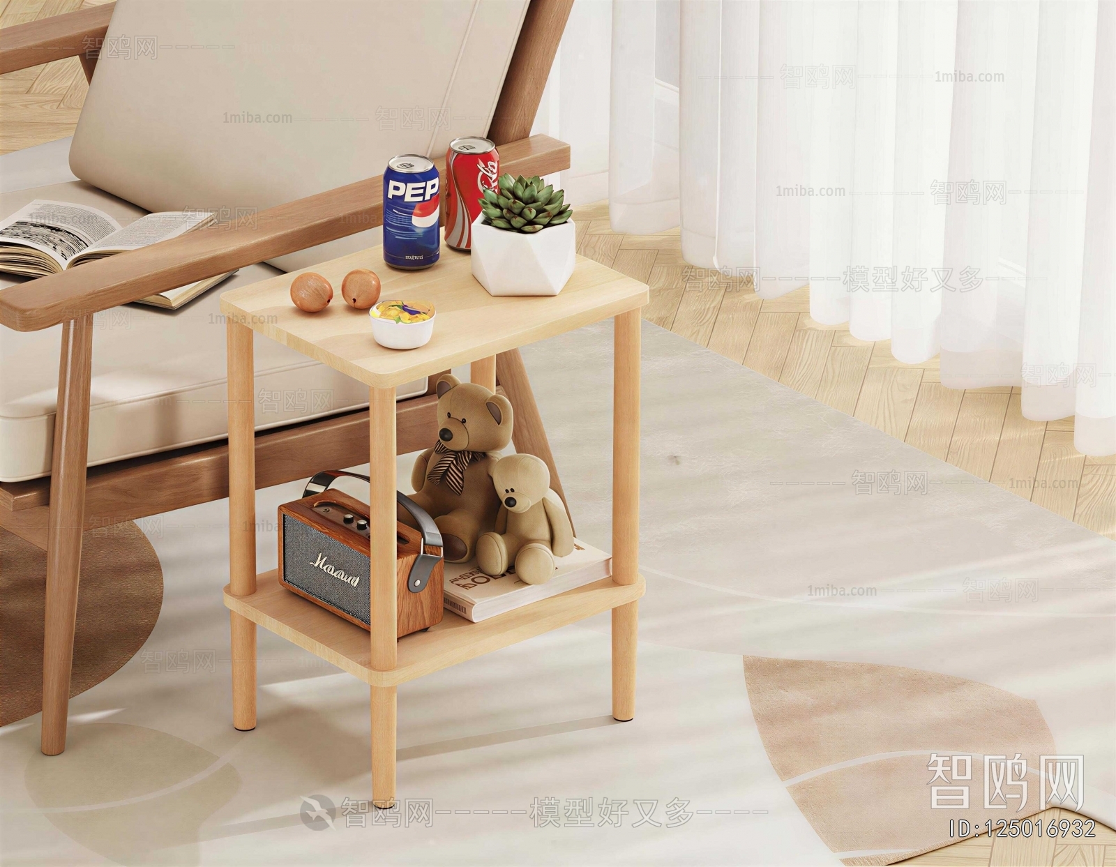 Japanese Style Side Table/corner Table