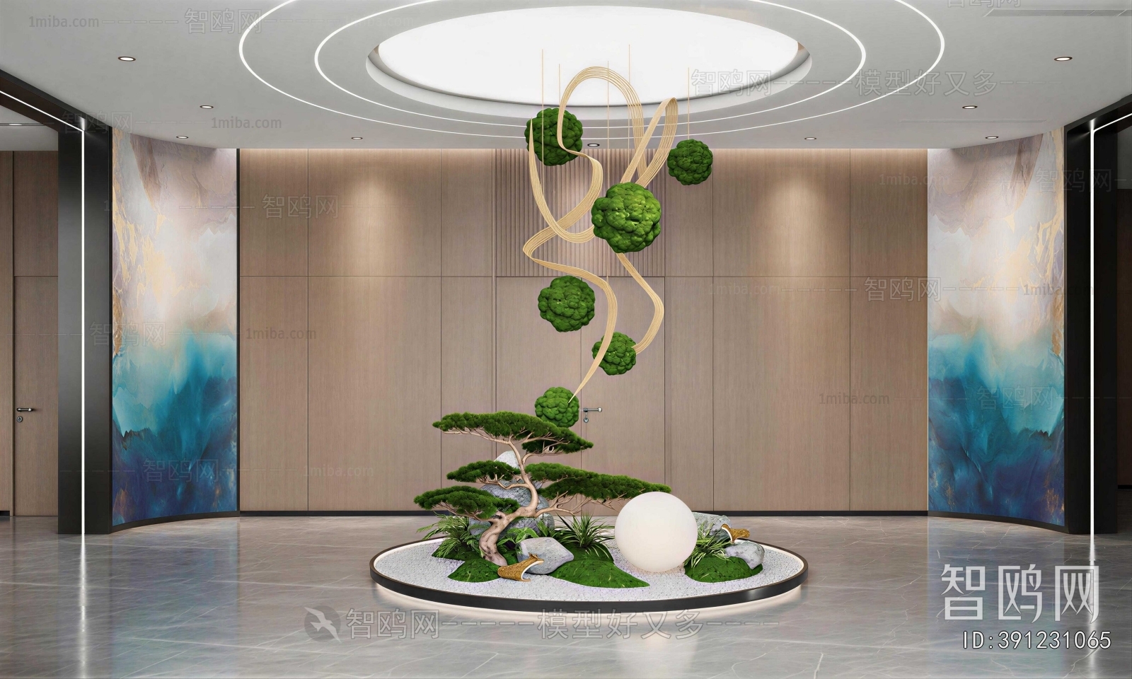 New Chinese Style Lobby Hall