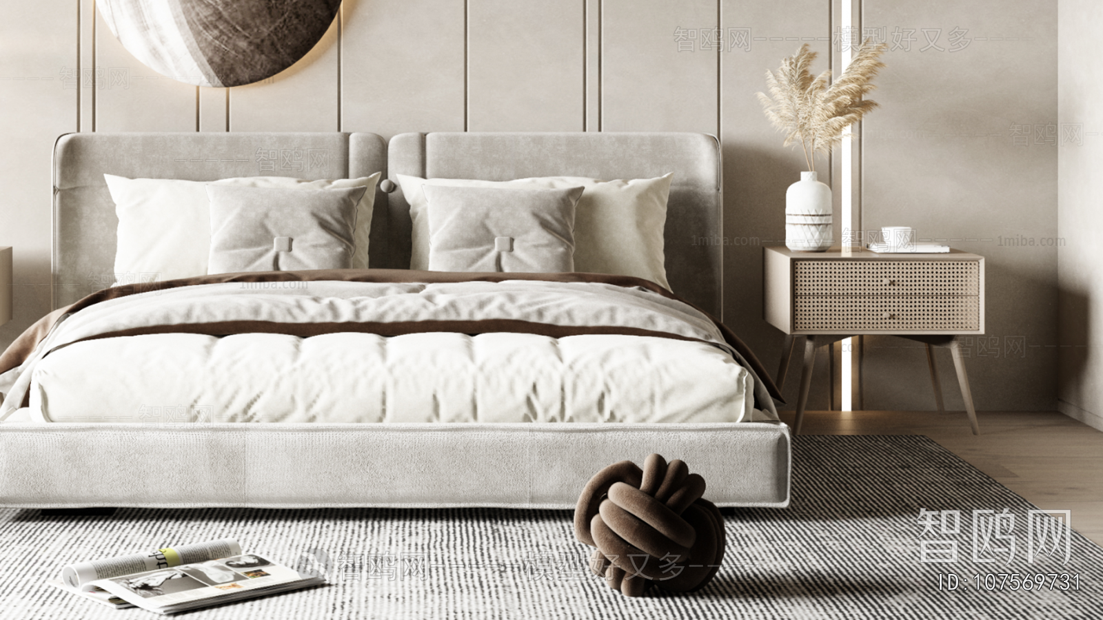 Wabi-sabi Style Bedroom