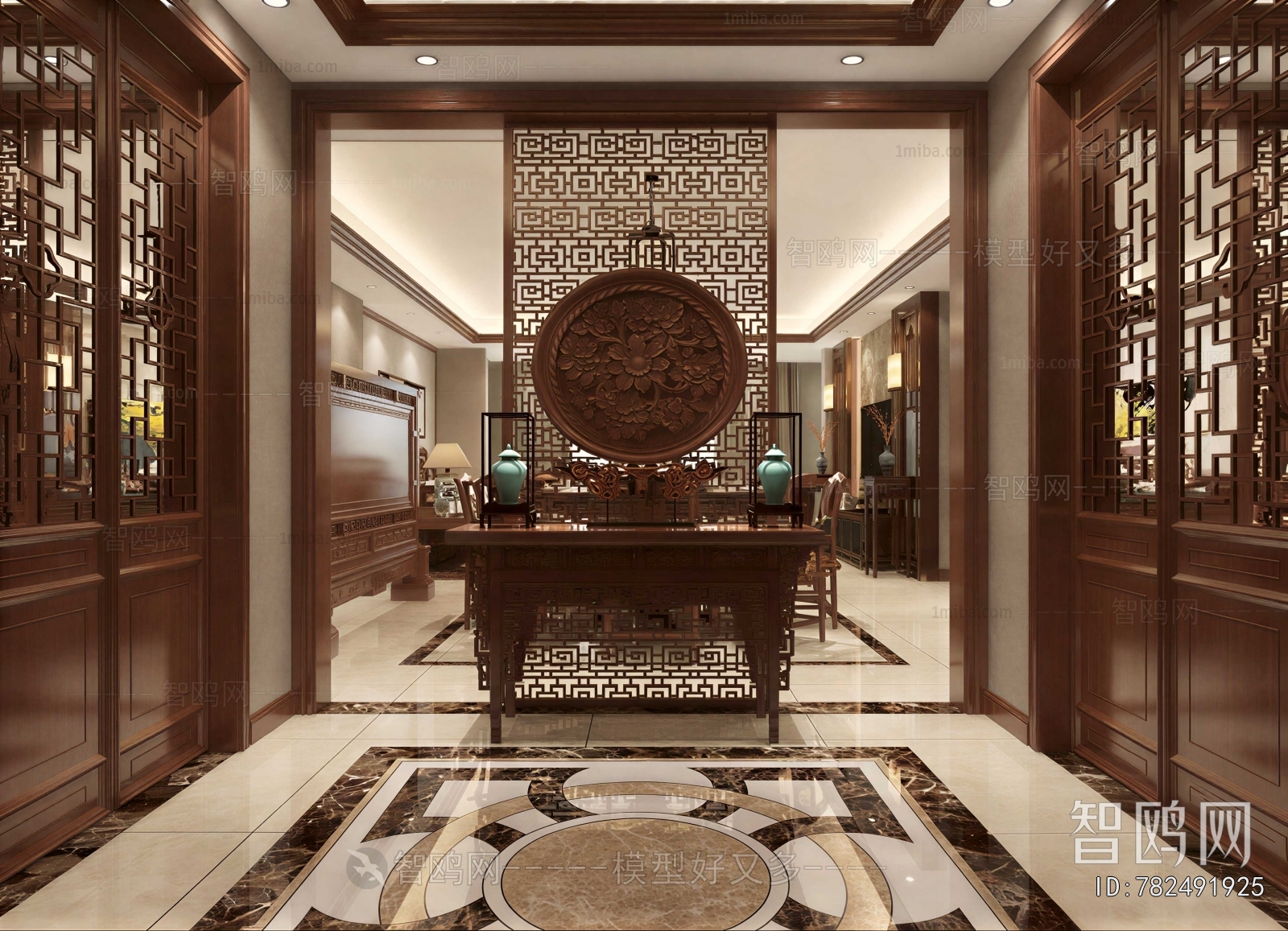 New Chinese Style Hallway