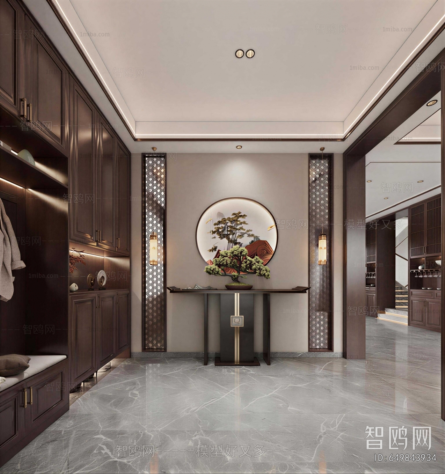 New Chinese Style Hallway