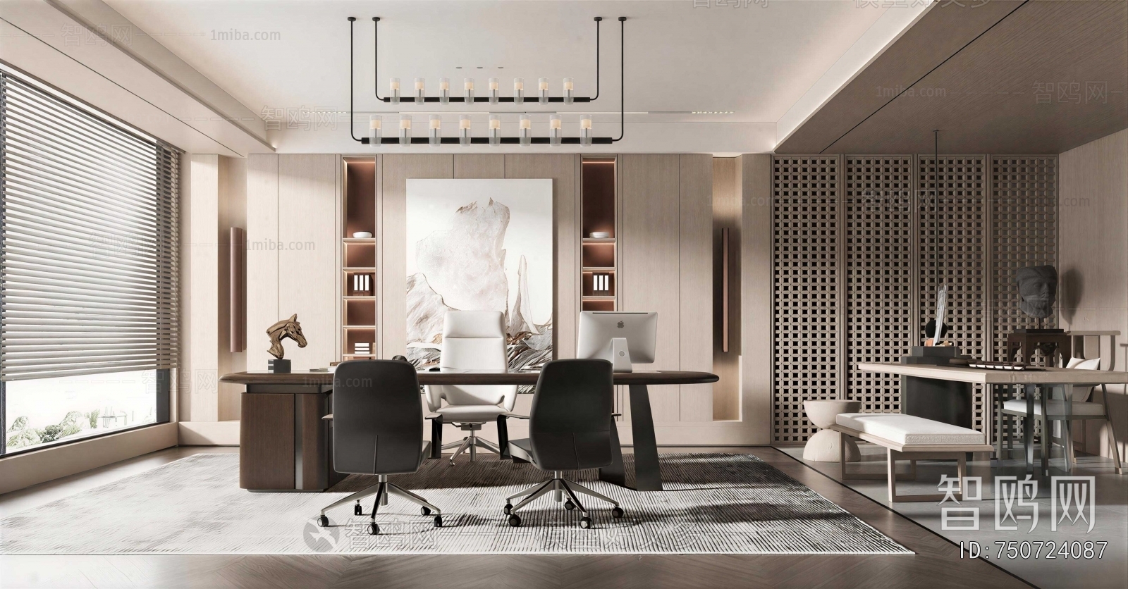 New Chinese Style Manager's Office