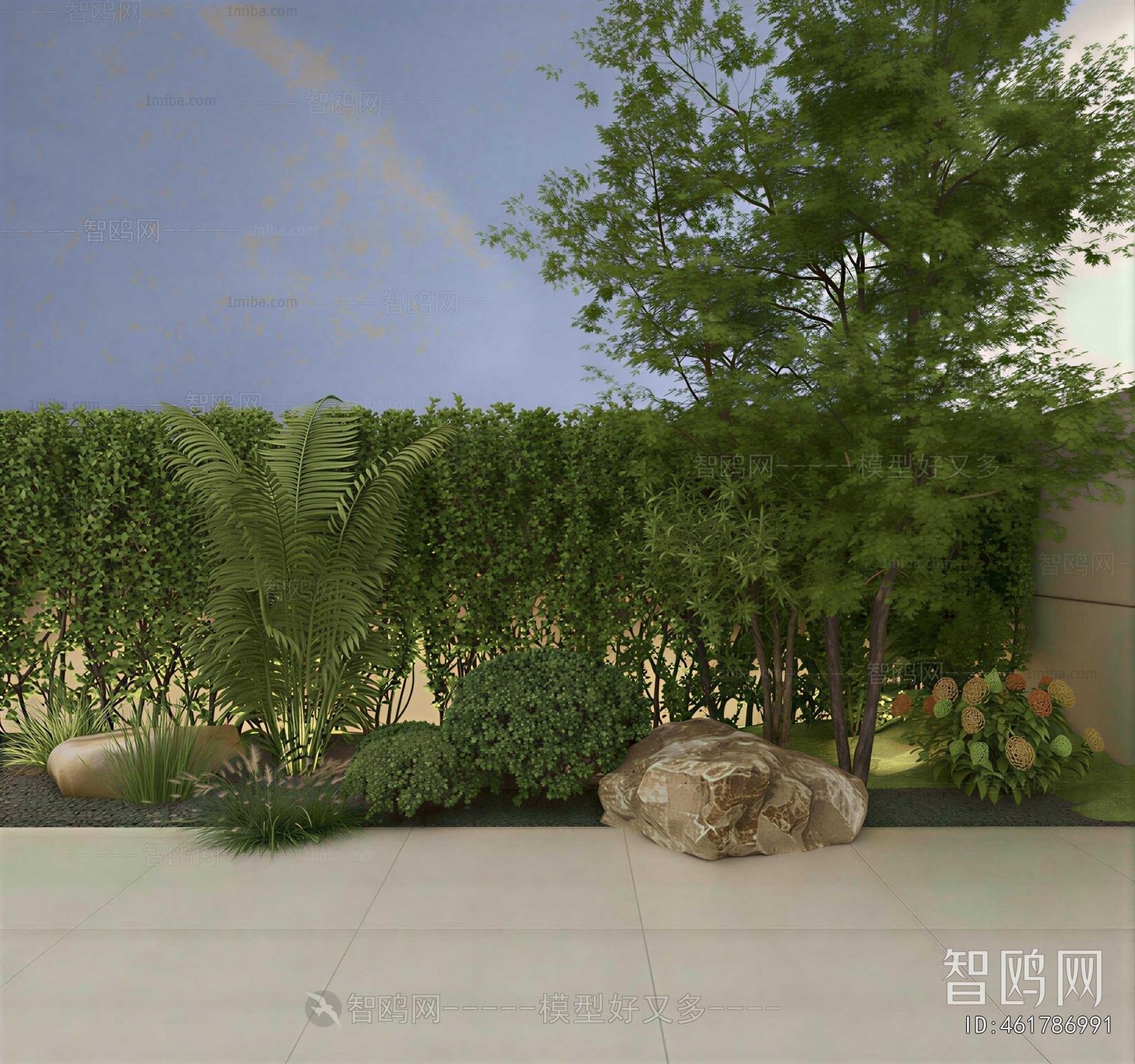 Modern Courtyard/landscape