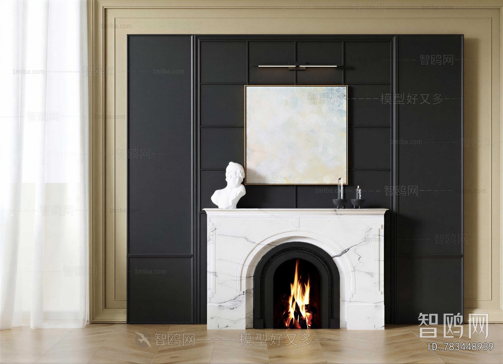 French Style Fireplace