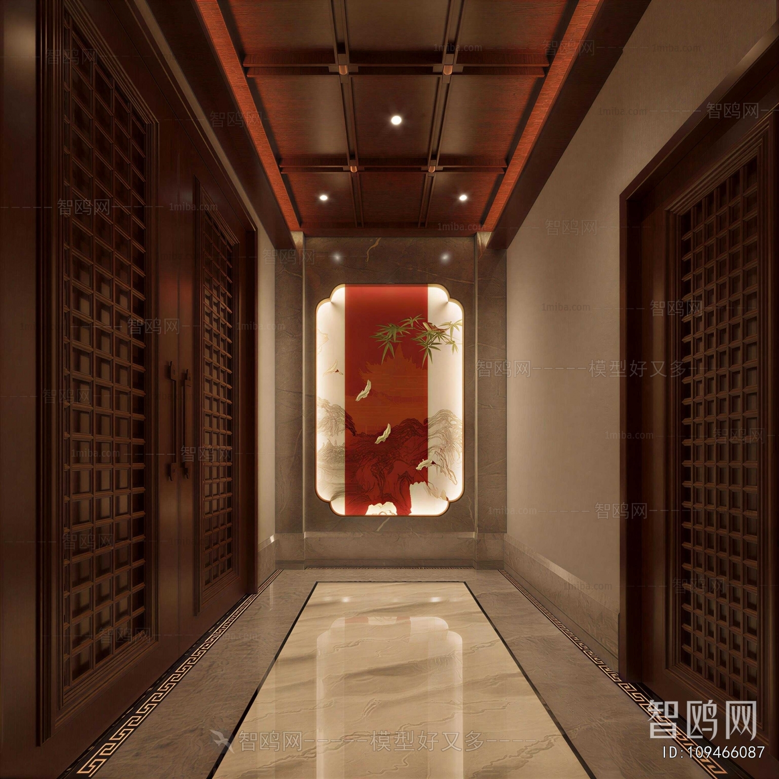 New Chinese Style Hallway