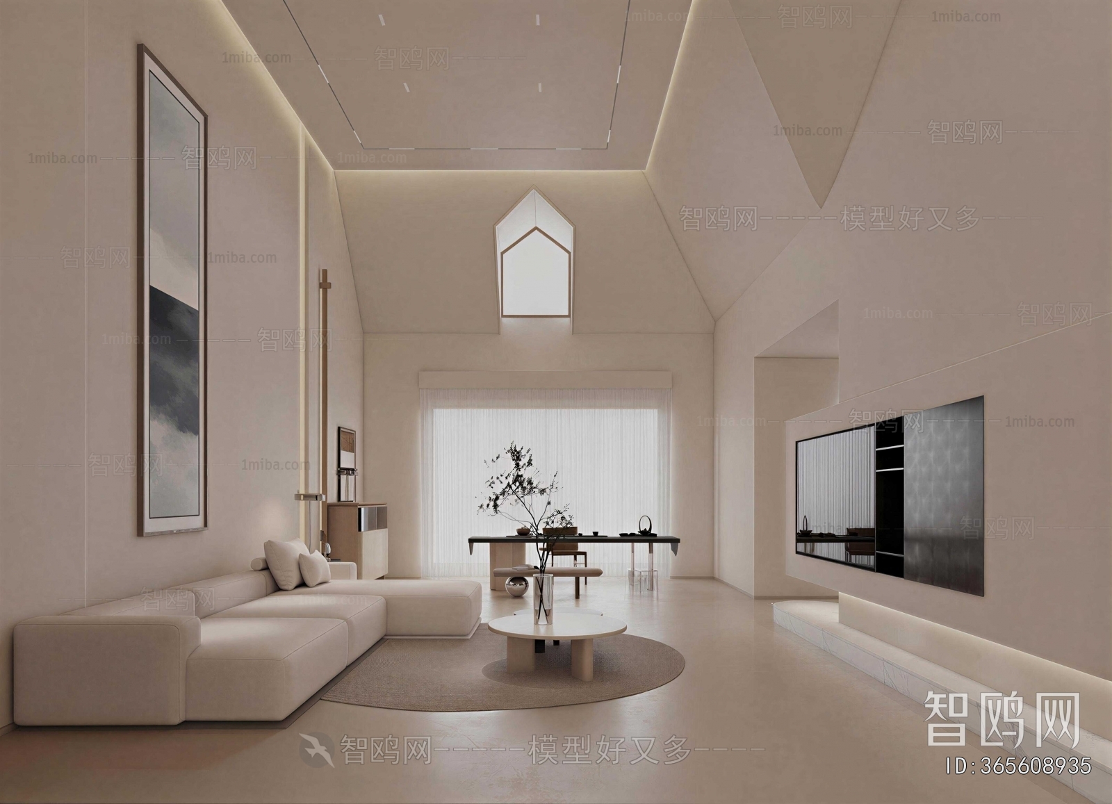Wabi-sabi Style A Living Room