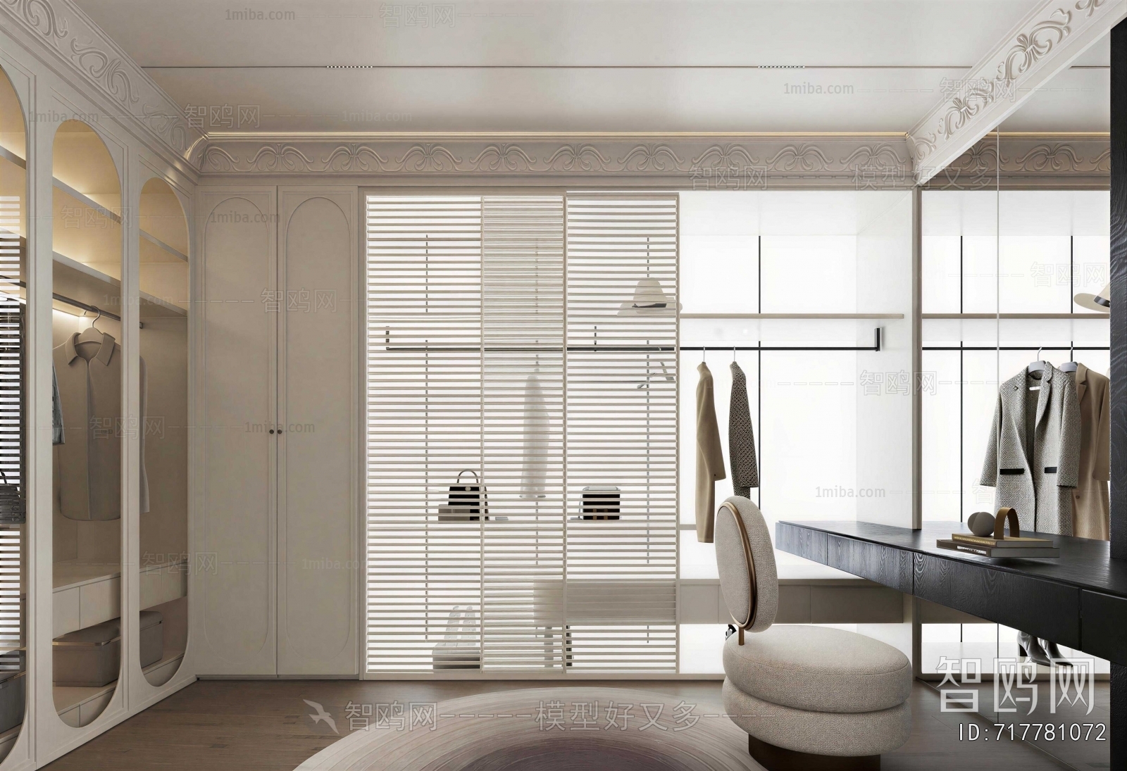 Modern Clothes Storage Area