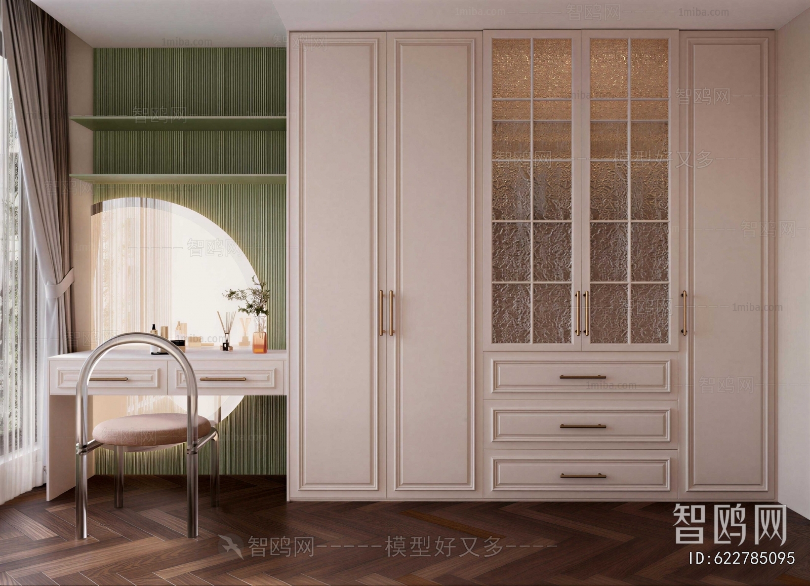 French Style Clothes Storage Area
