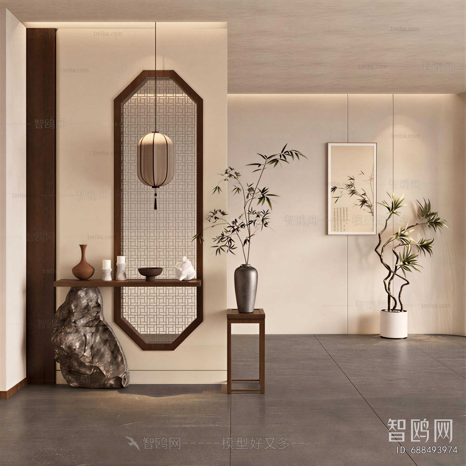 New Chinese Style Hallway