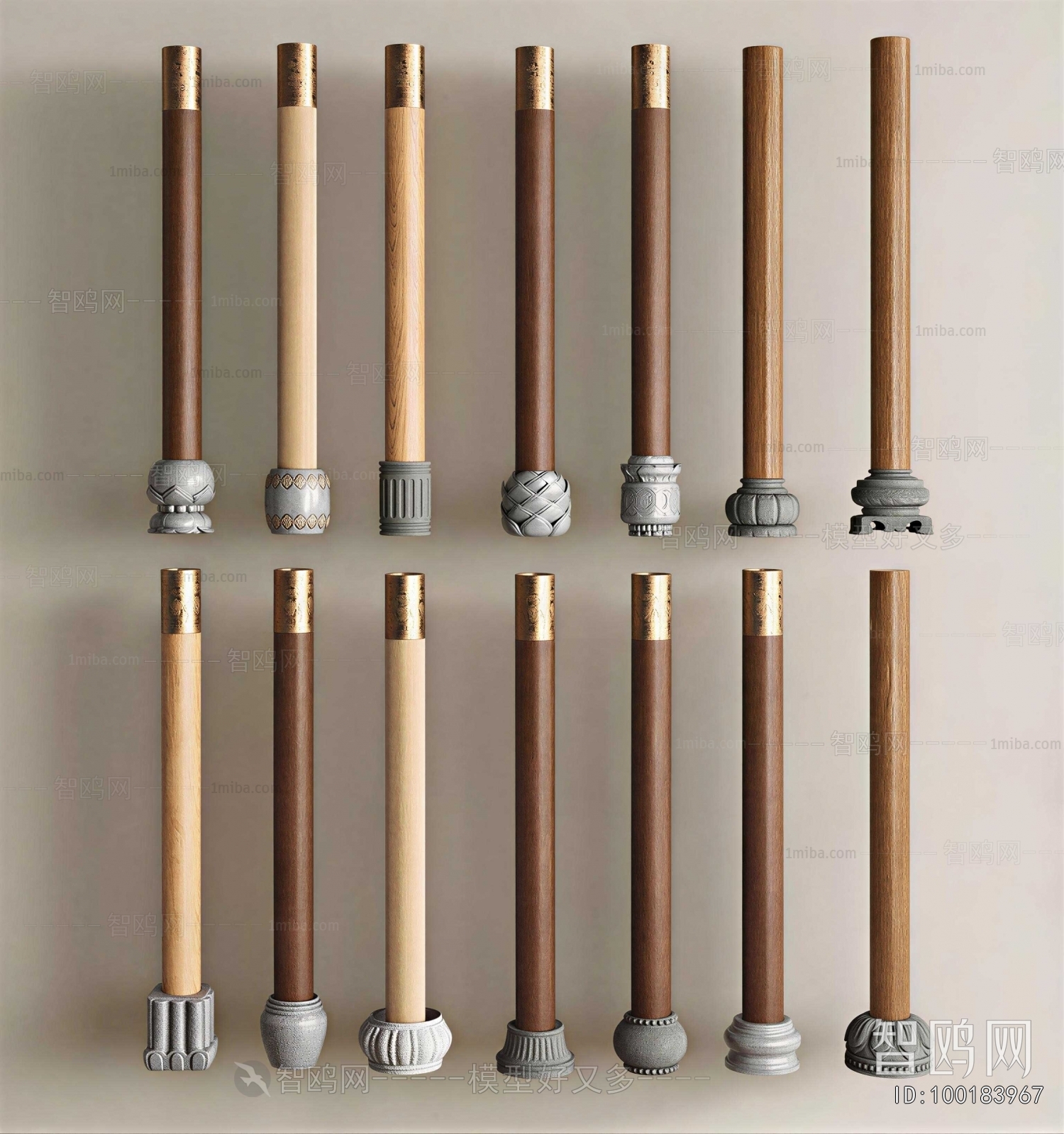 New Chinese Style Column
