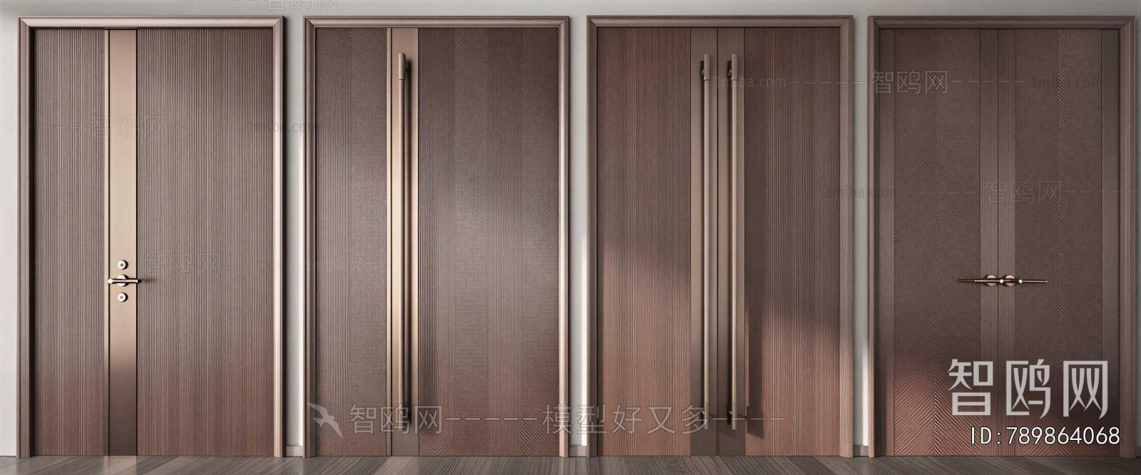 New Chinese Style Double Door