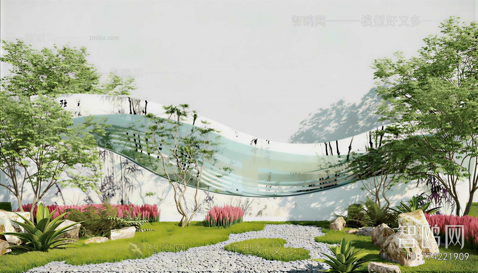 New Chinese Style Courtyard/landscape