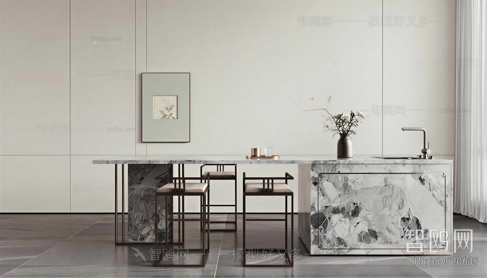 New Chinese Style Counter Bar