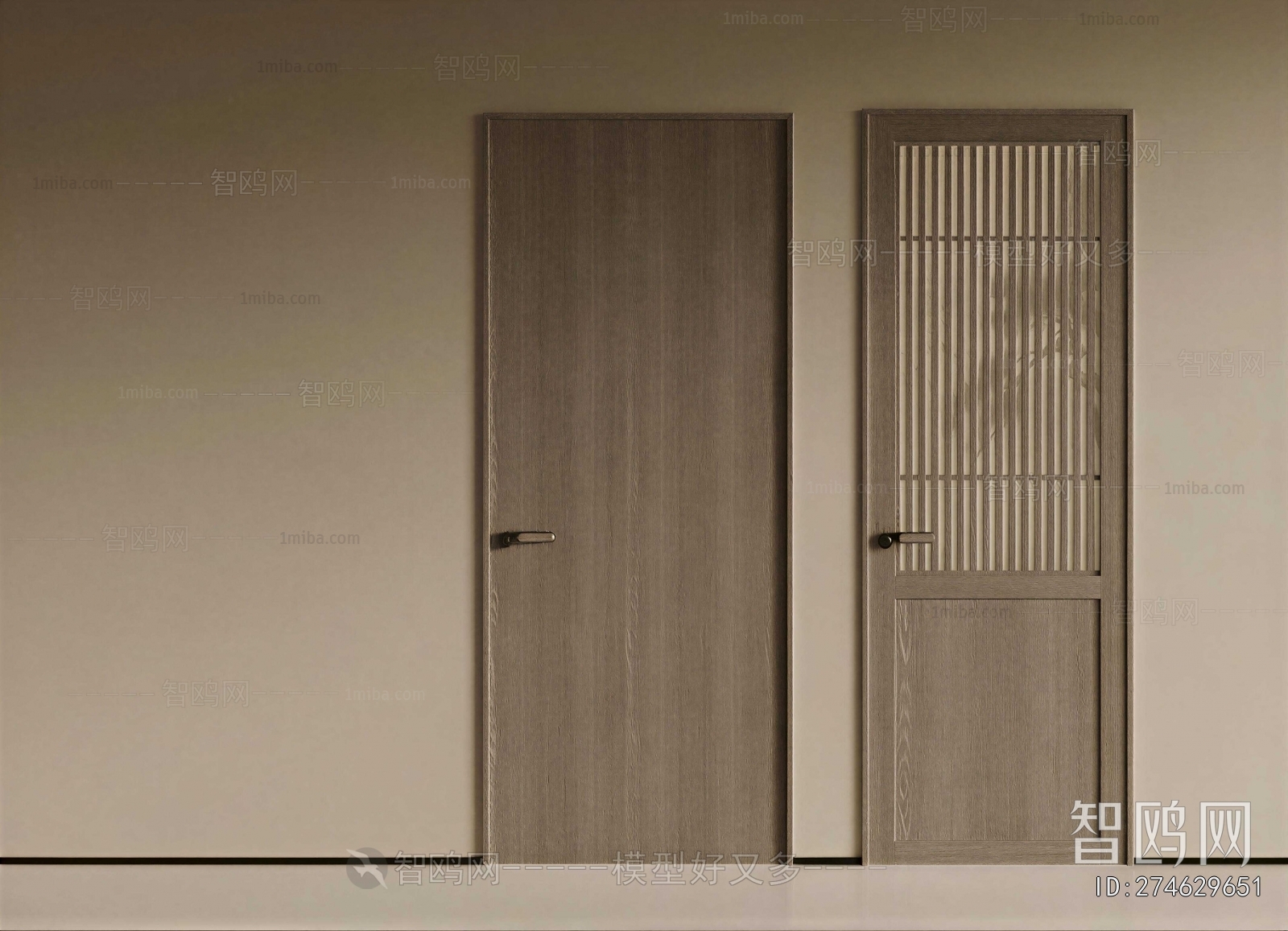 New Chinese Style Single Door
