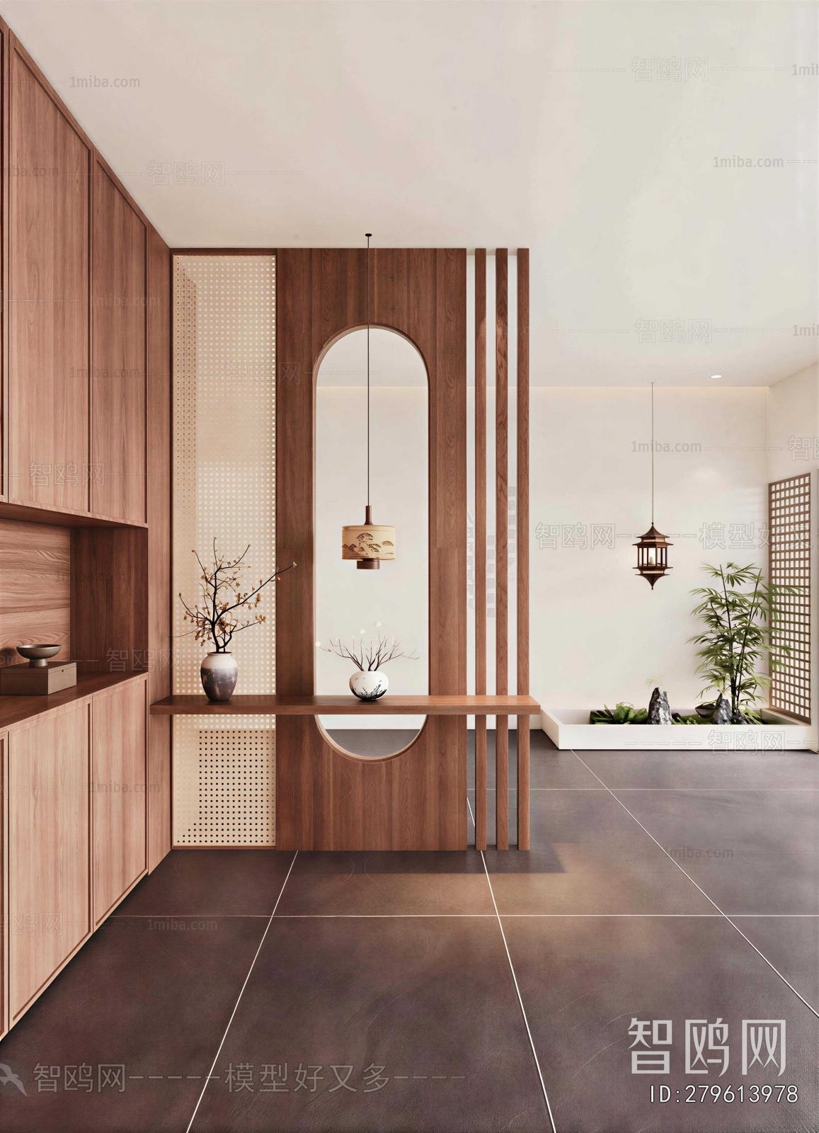 New Chinese Style Hallway
