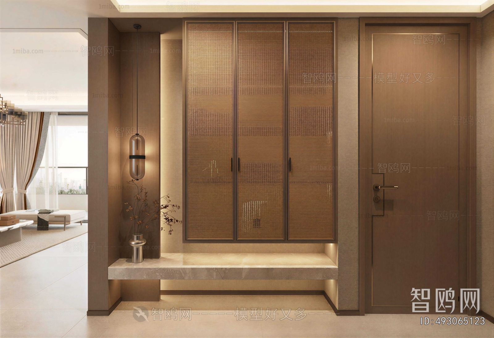 New Chinese Style Hallway