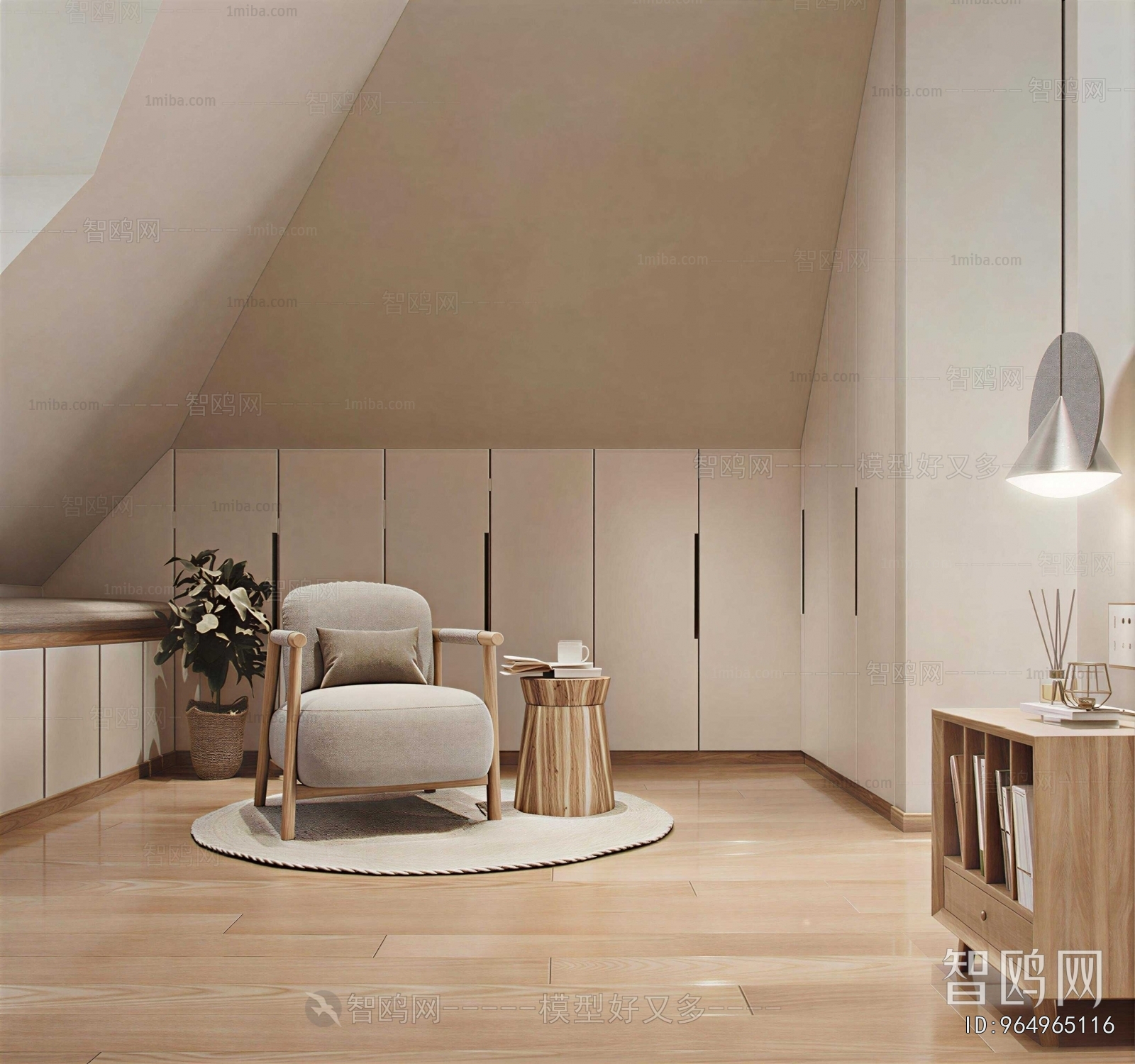 Japanese Style Study Space