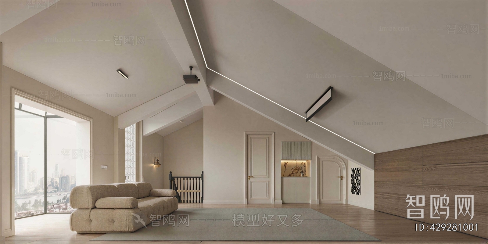 Wabi-sabi Style A Living Room