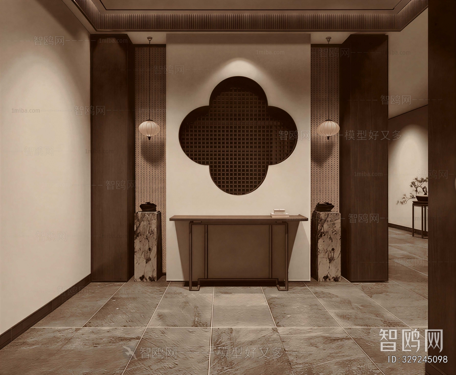New Chinese Style Hallway