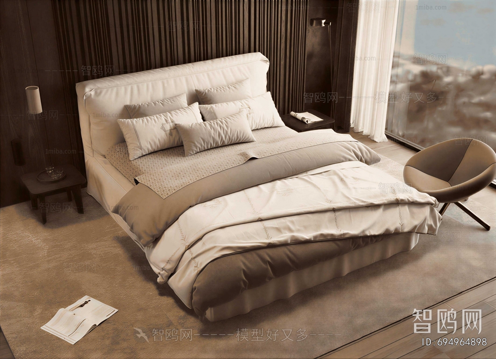 Modern Double Bed