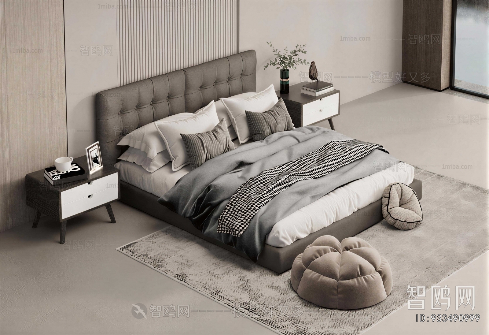 Modern Double Bed