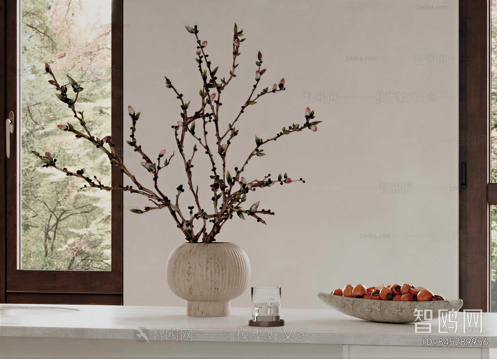 Wabi-sabi Style Flower Arrangement