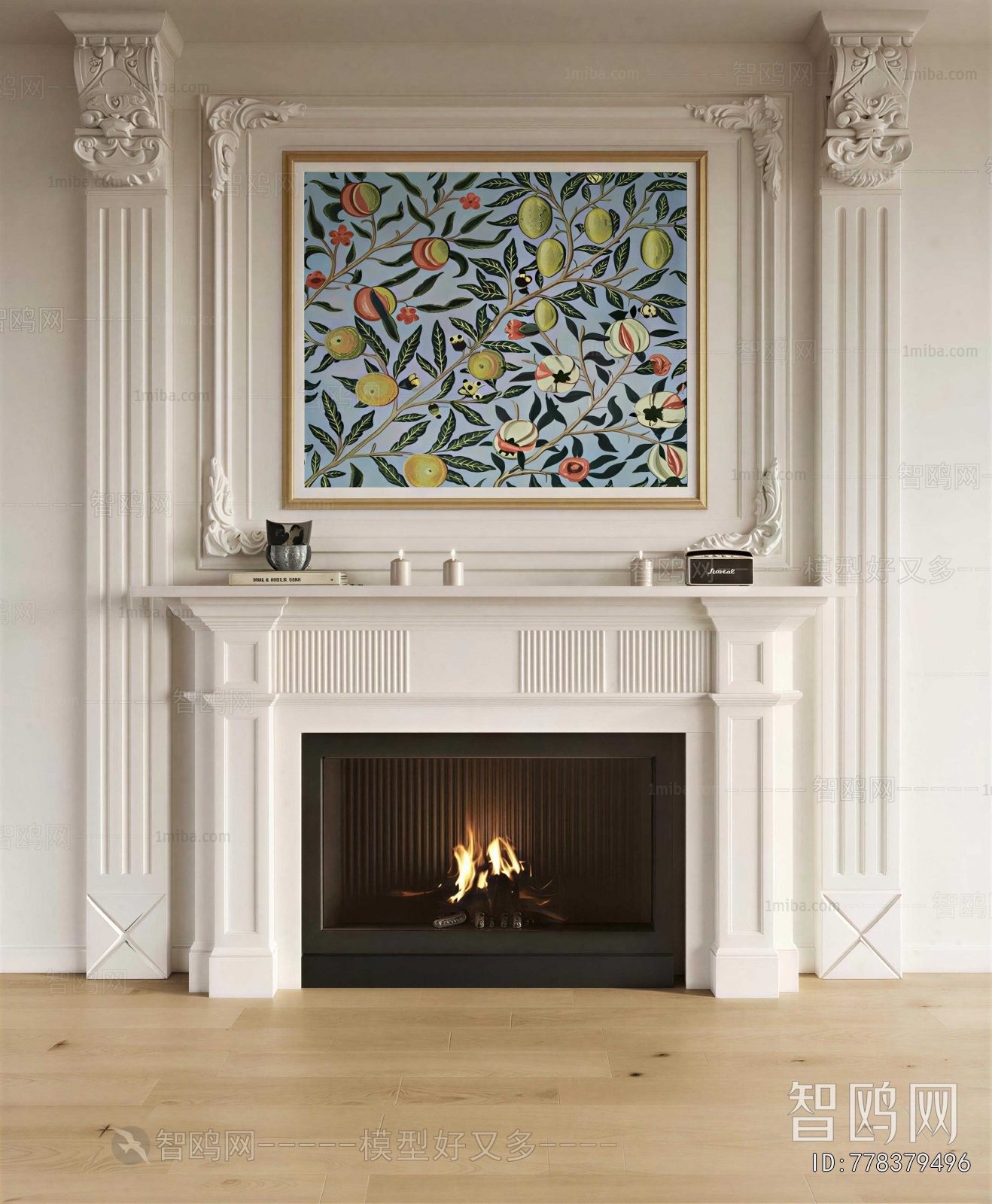 European Style Fireplace